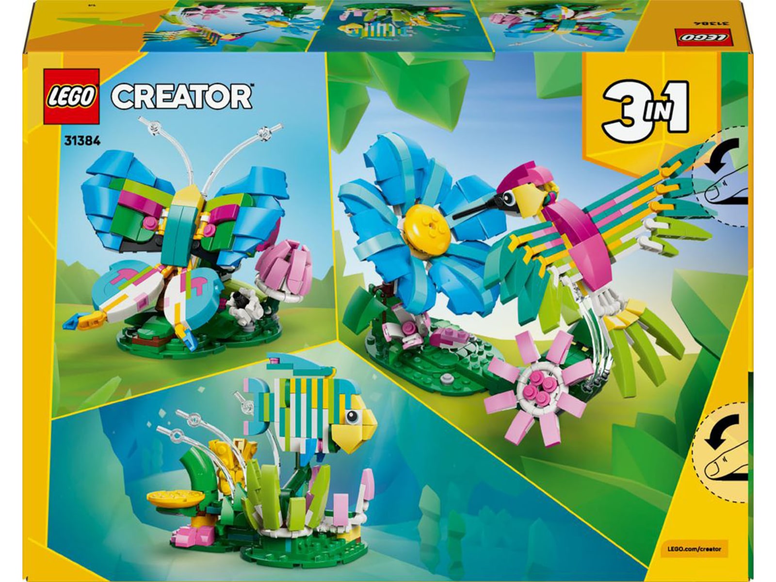 LEGO Creator ville dyr: fargerik kolibri 31384 LEGO