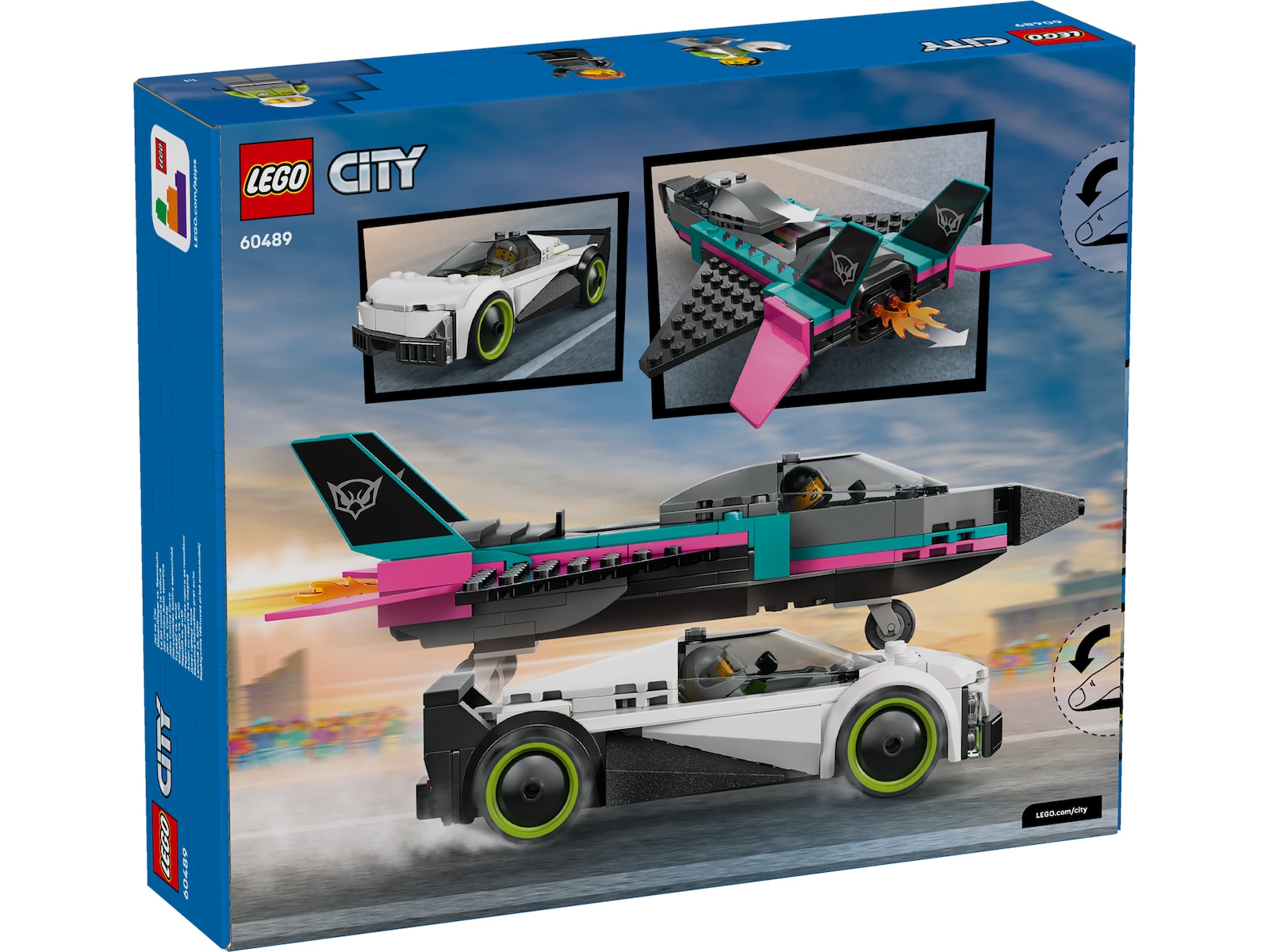 LEGO City Great Vehicles jetfly mot bil 60489 LEGO