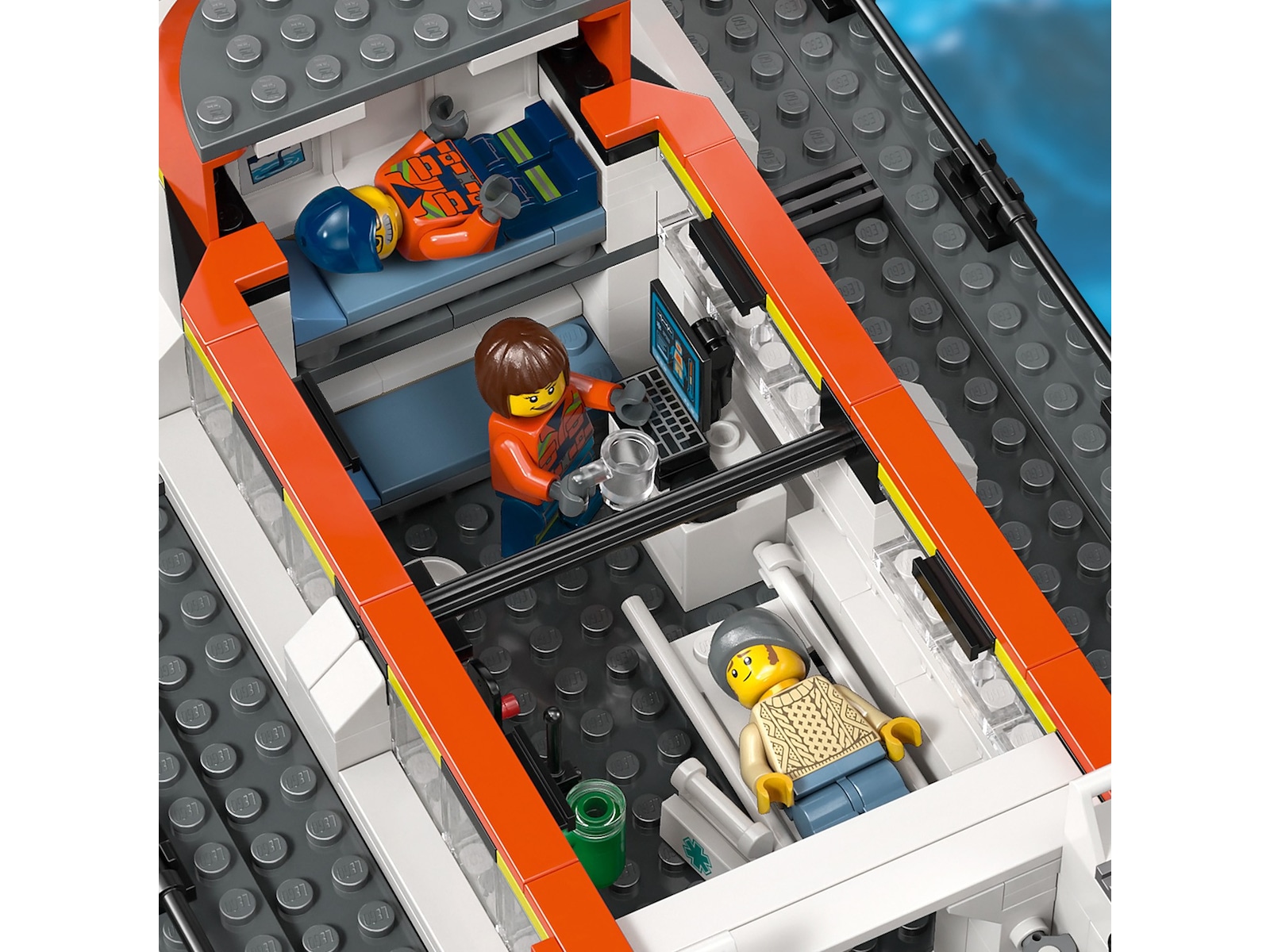 LEGO City kystvaktens helikopter og redningsbåt 60504 LEGO