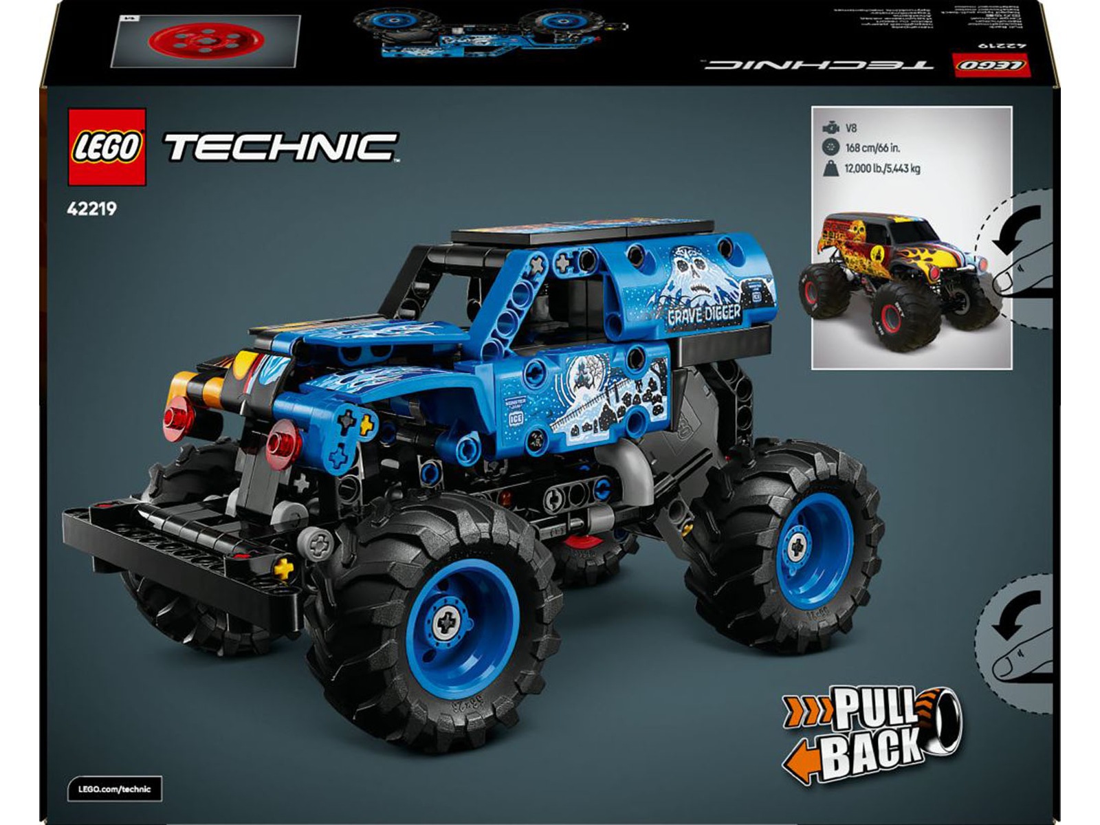 LEGO Technic Monster Jam Grave Digger 42219 (ild og is) LEGO