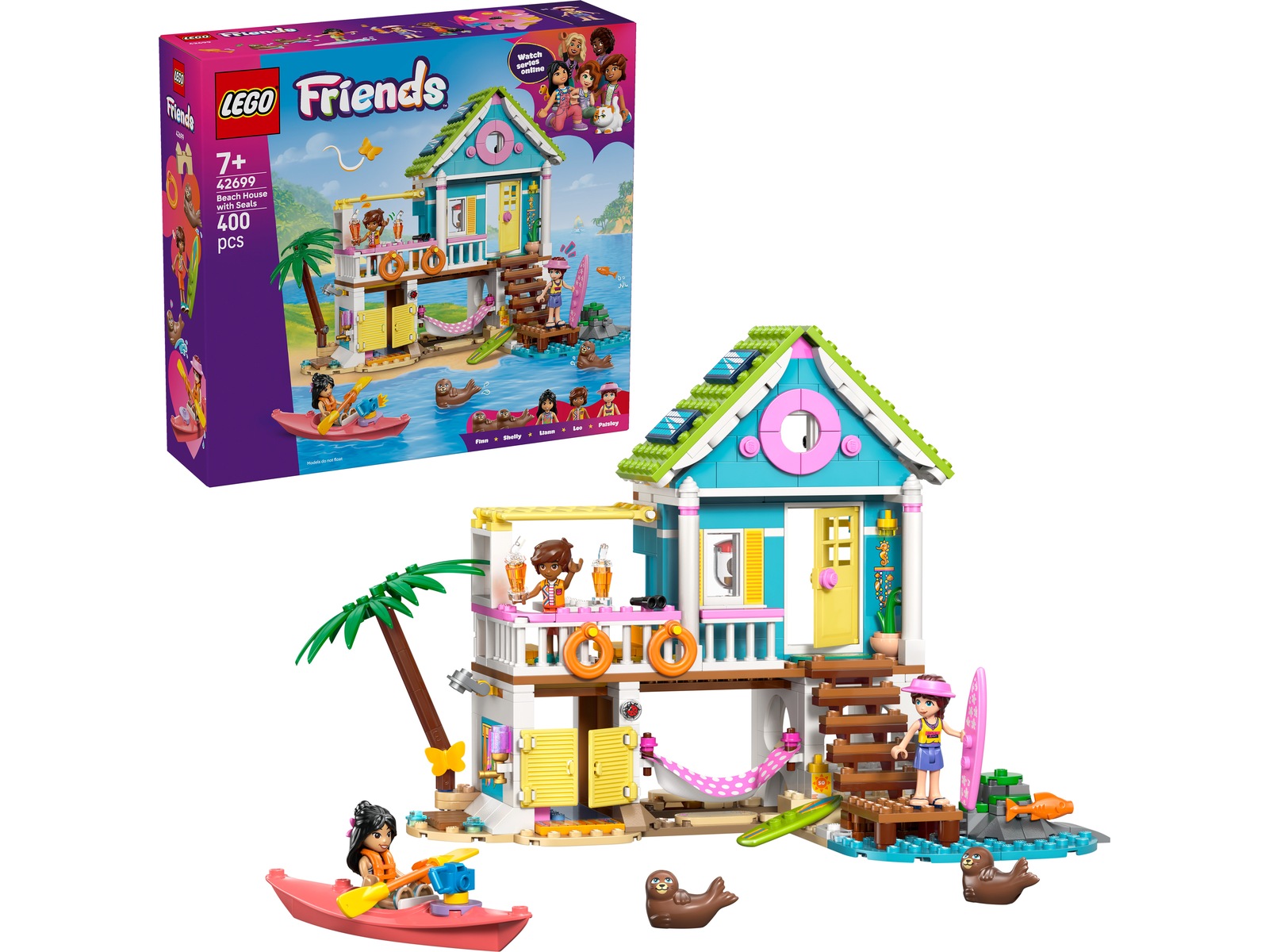 LEGO Friends strandhus med seler 42699 LEGO