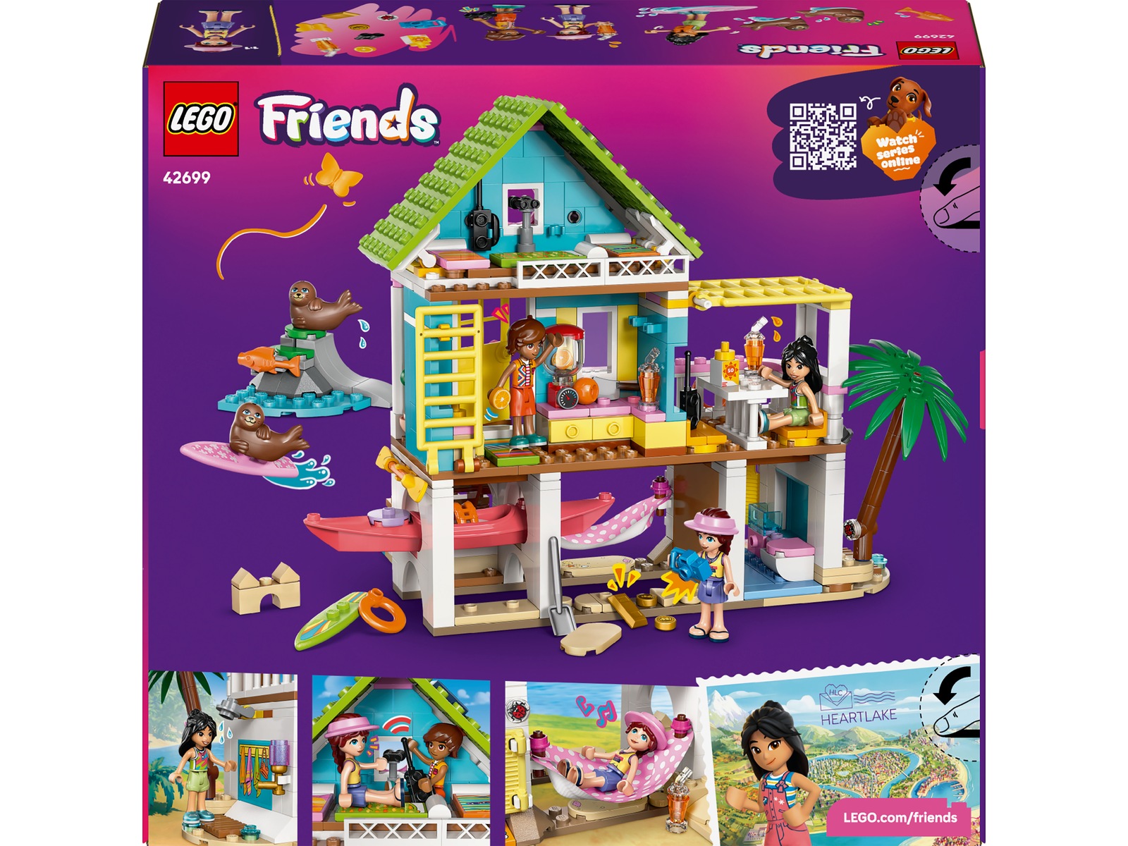 LEGO Friends strandhus med seler 42699 LEGO