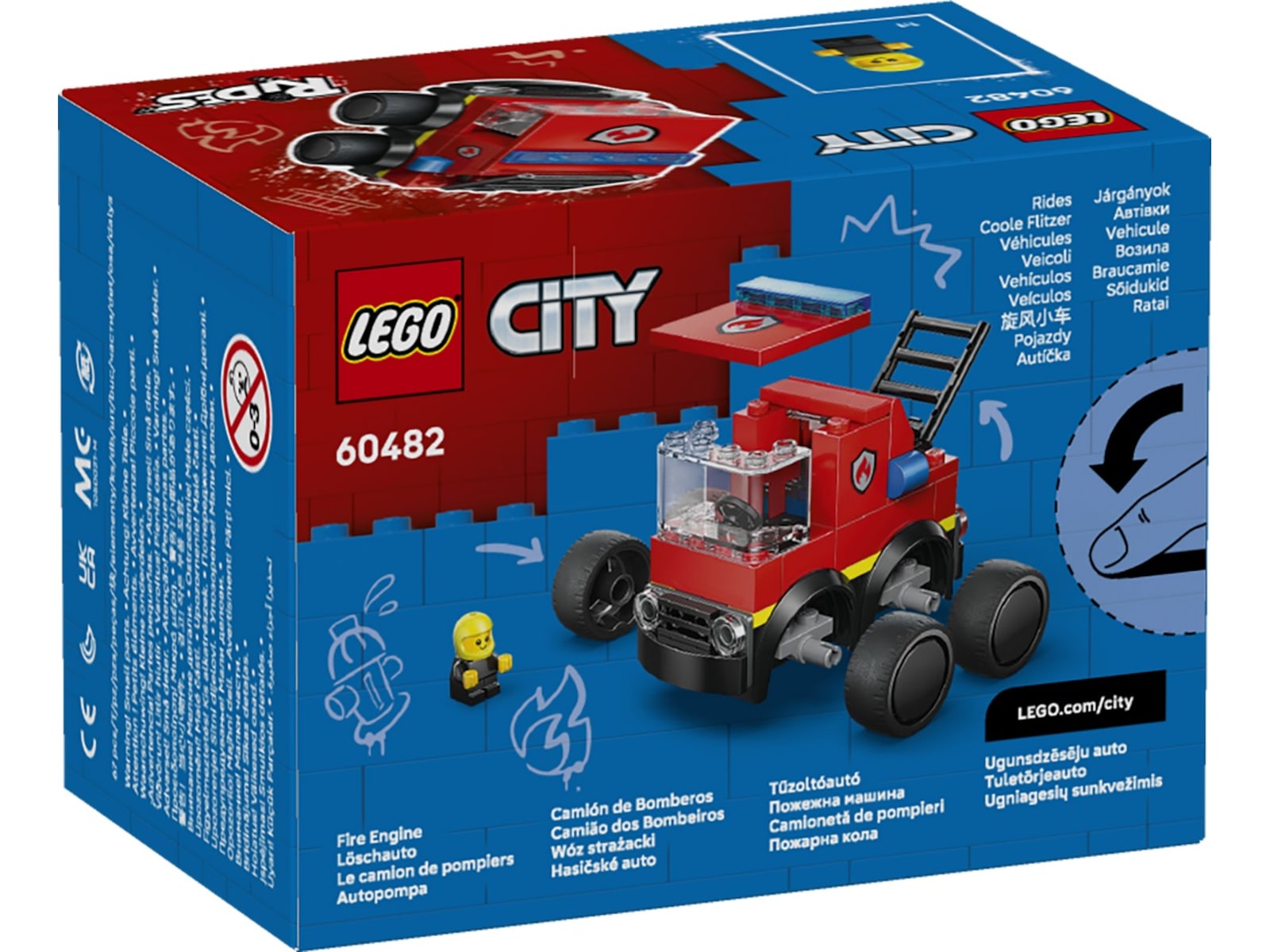 LEGO City kjøretøy – brannbil 60482 LEGO