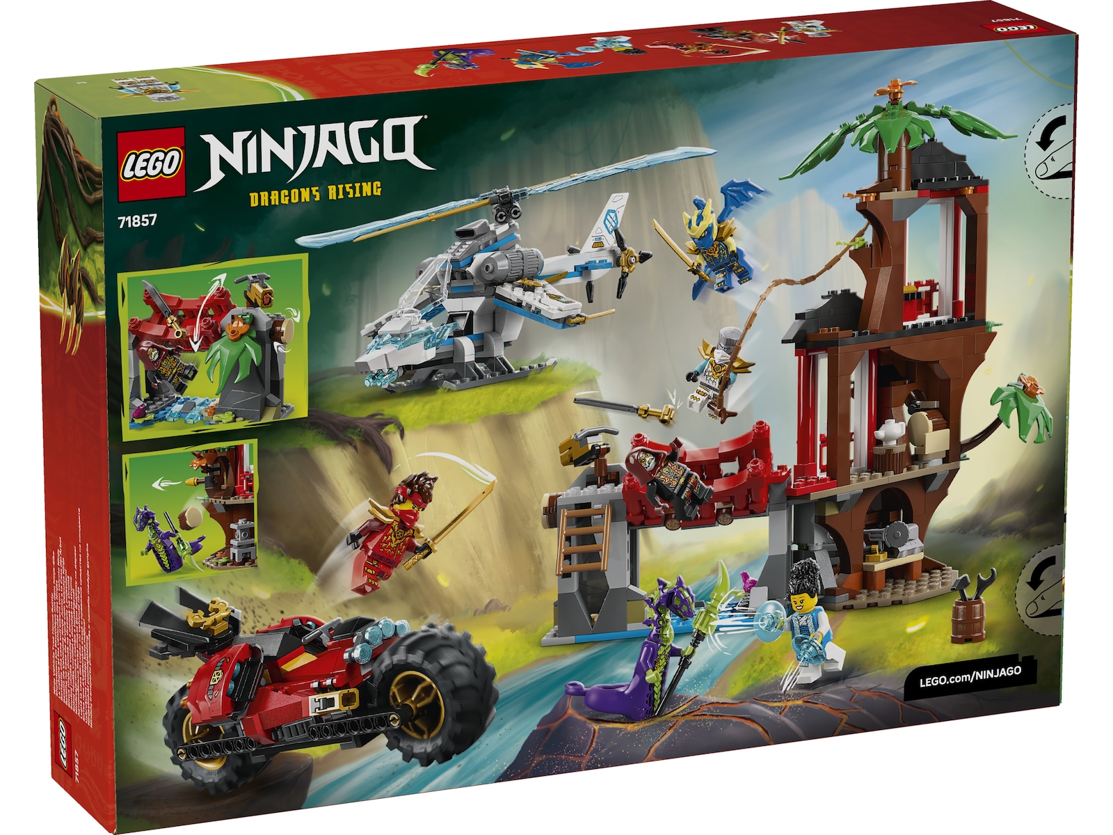 LEGO Ninjago action i ninjaenes trehytte 71857 LEGO