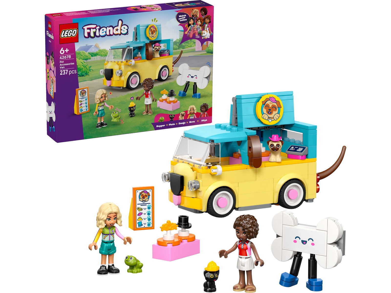 LEGO Friends varebil med dyretilbehør 42678 LEGO