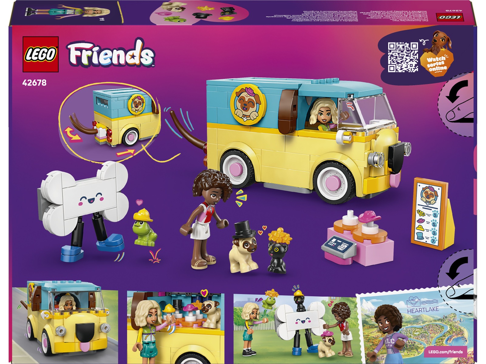 LEGO Friends varebil med dyretilbehør 42678 LEGO