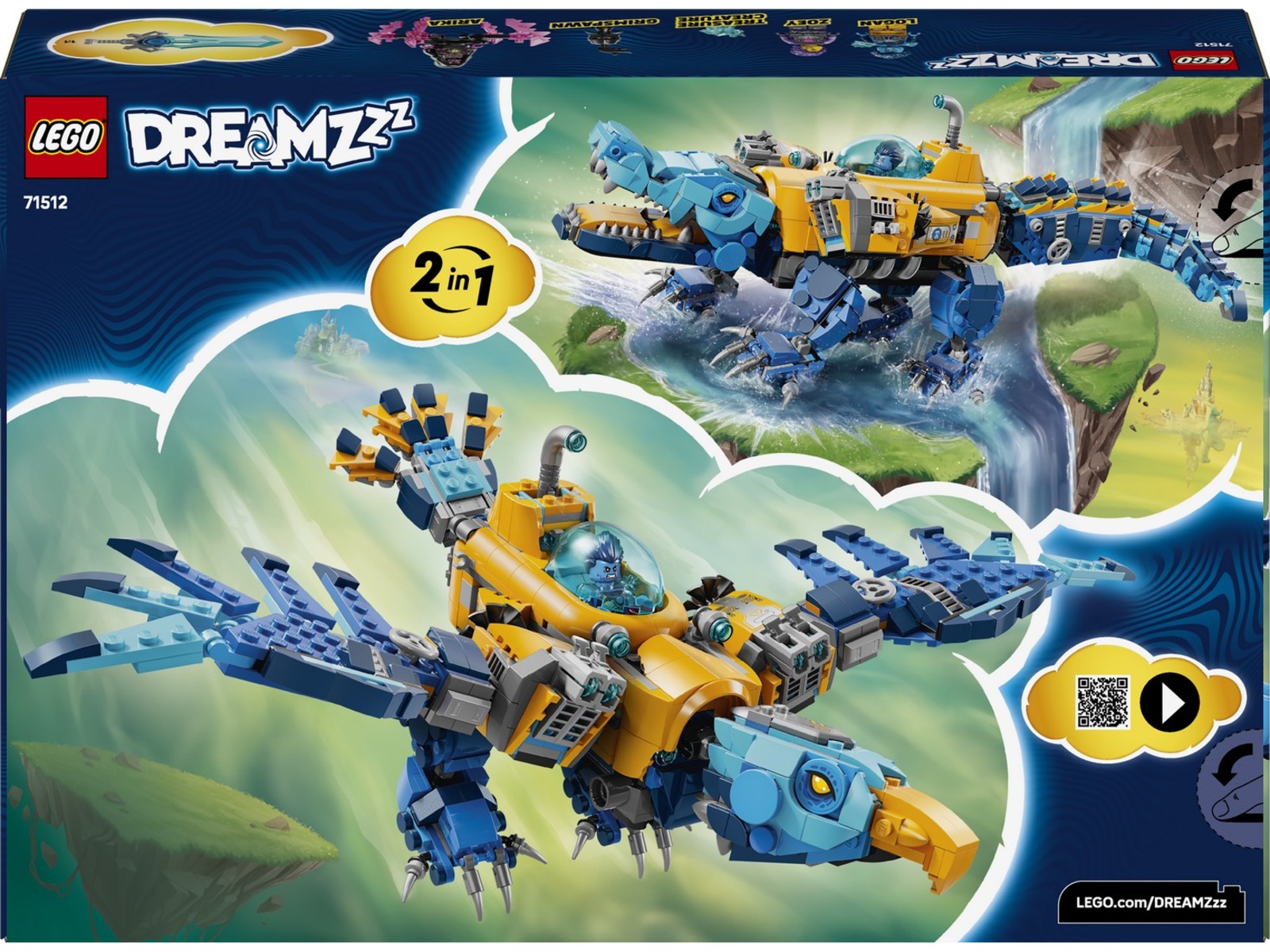 LEGO DREAMZzz krokodilleubåt 71512 LEGO