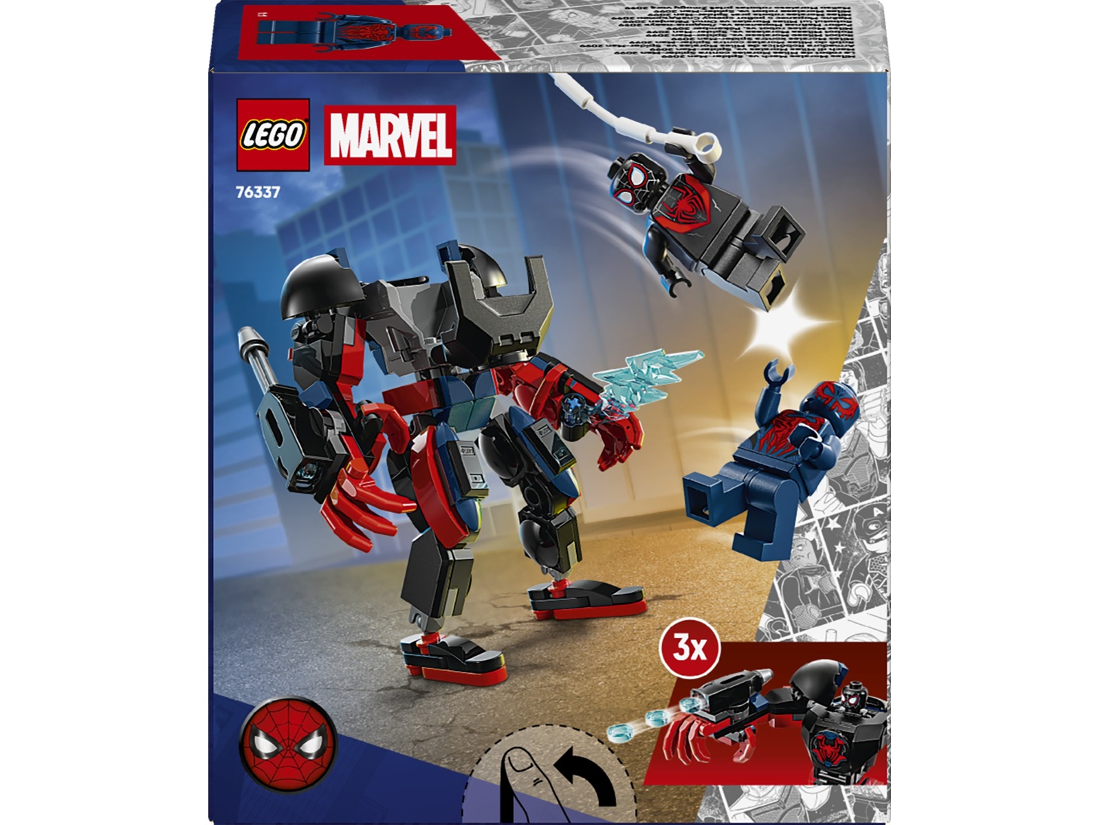 LEGO Super Heroes Marvel Miles Morales-robot mot Spider-Man 2099 76337 LEGO