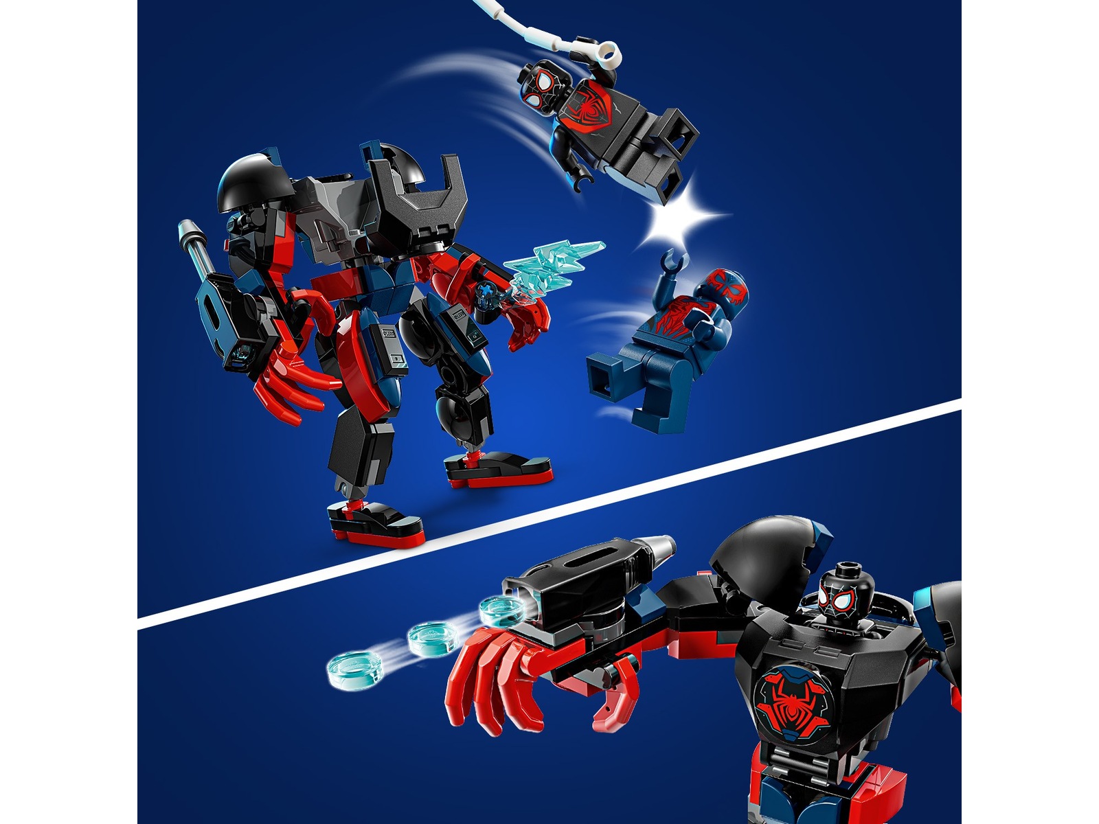 LEGO Super Heroes Marvel Miles Morales-robot mot Spider-Man 2099 76337 LEGO