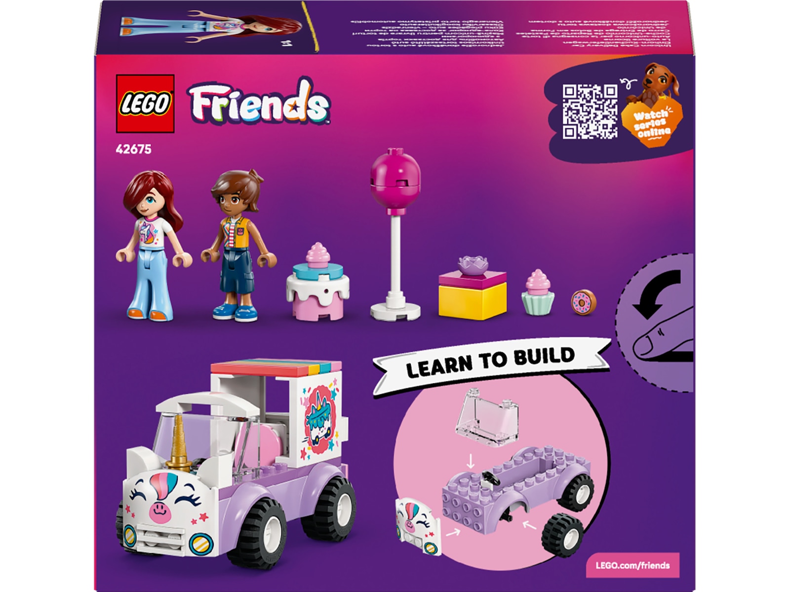 LEGO Friends enhjørningsbil for kakeleveranser 42675 LEGO