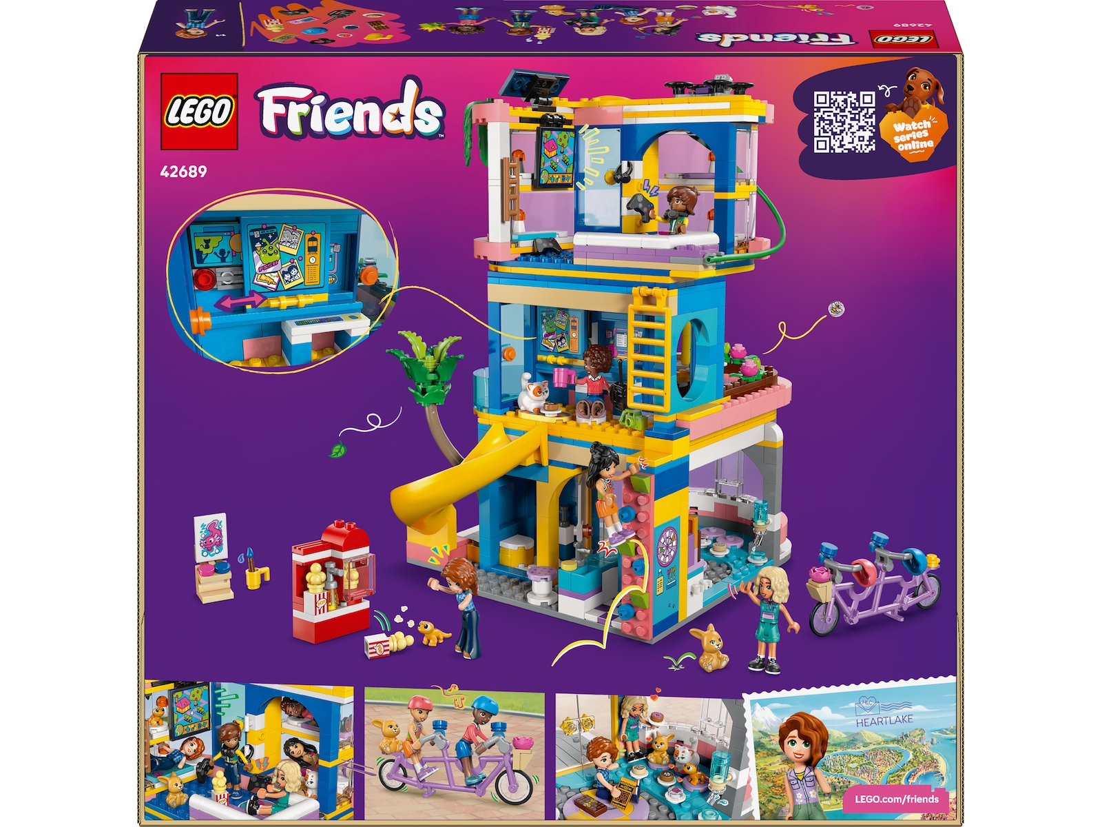 LEGO Friends vennenes klubbhus i Heartlake City 42689 LEGO
