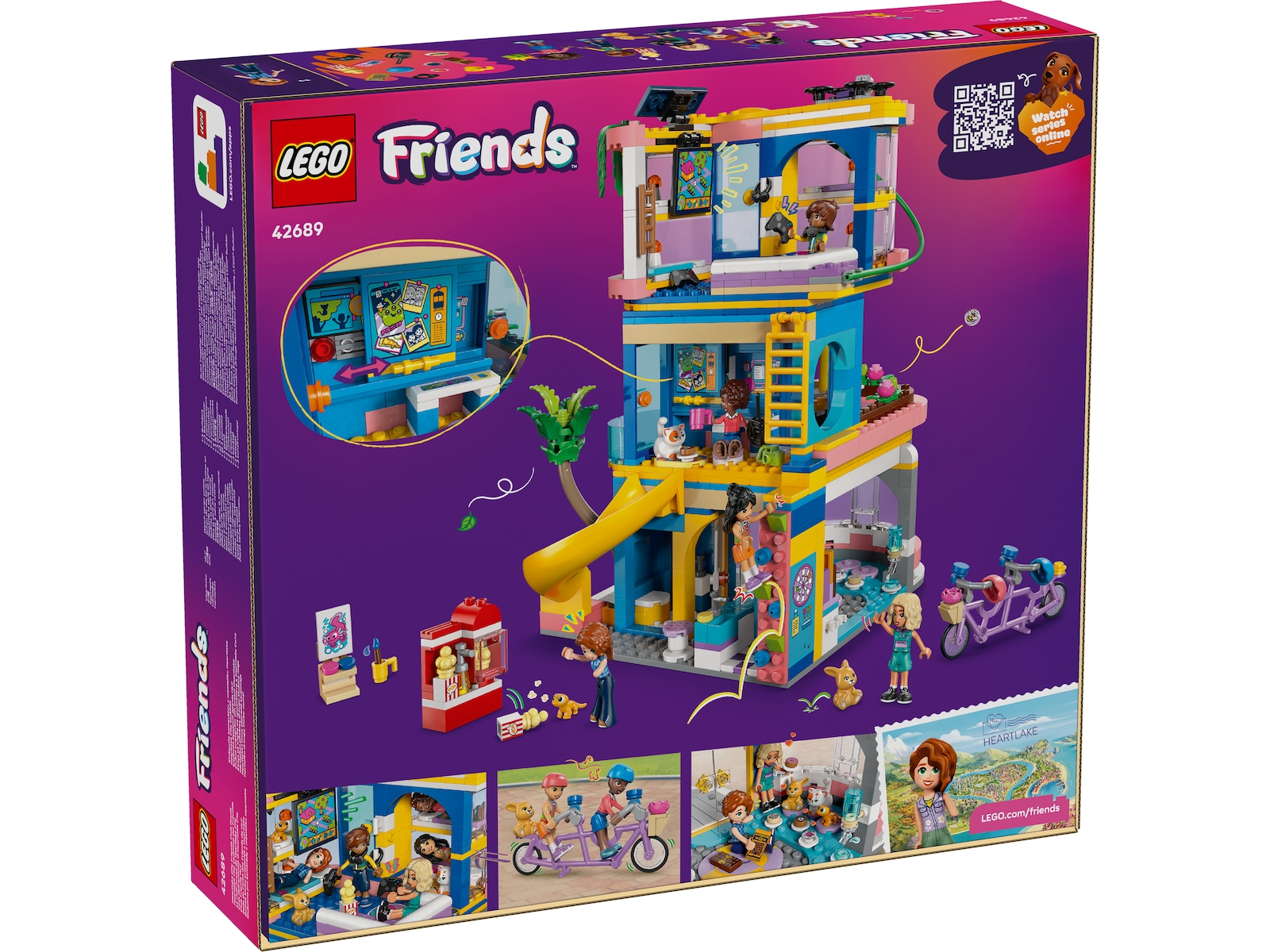 LEGO Friends vennenes klubbhus i Heartlake City 42689 LEGO