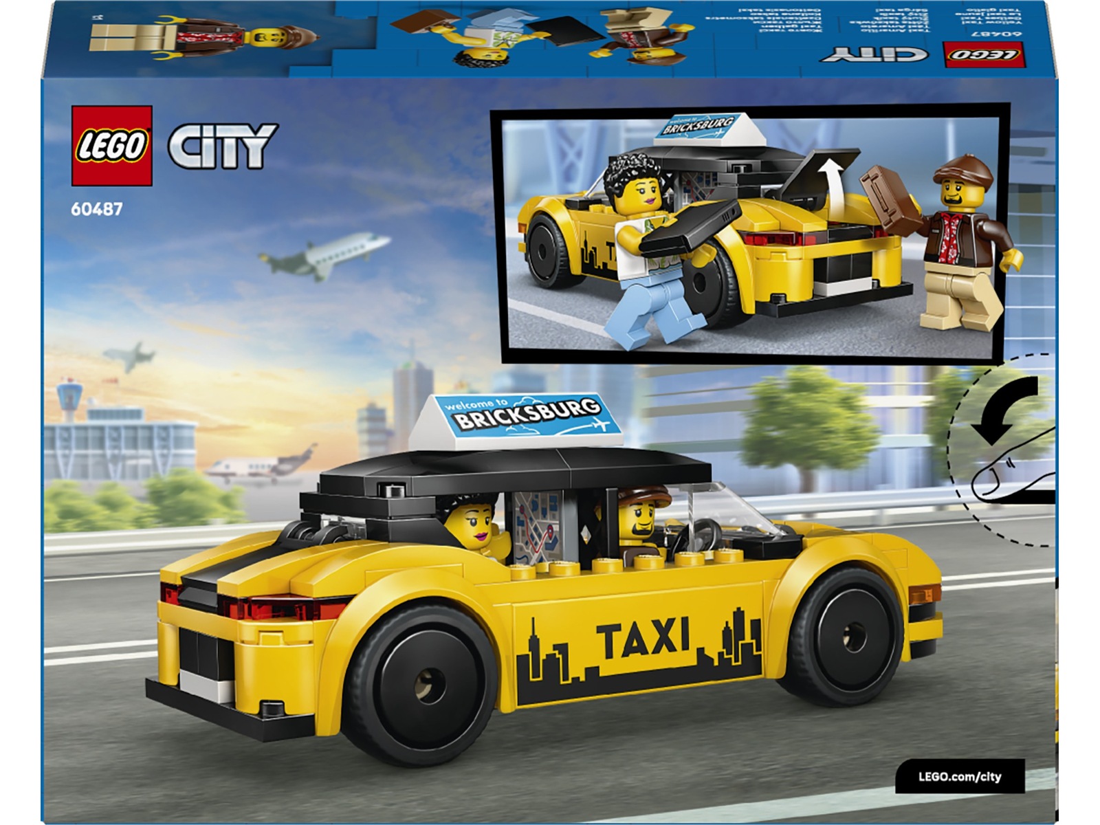 LEGO City Great Vehicles taxi 60487 (gul) LEGO