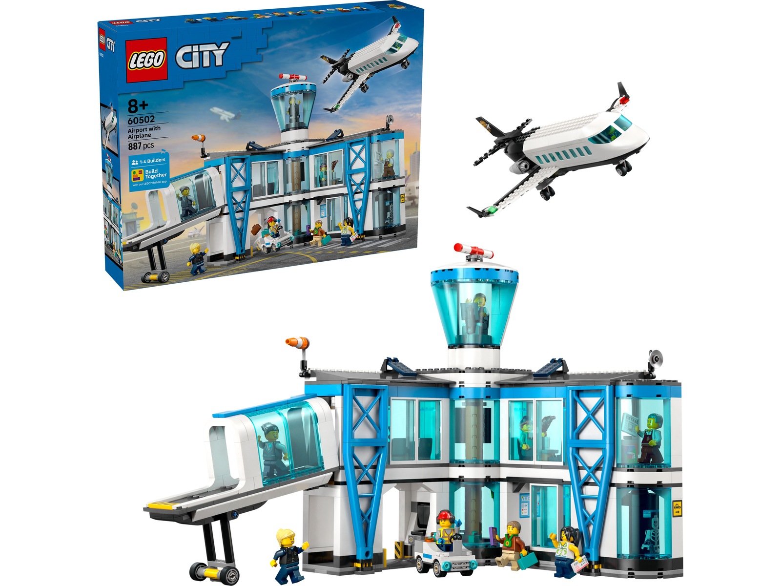 LEGO My City lyplass og fly 60502 LEGO
