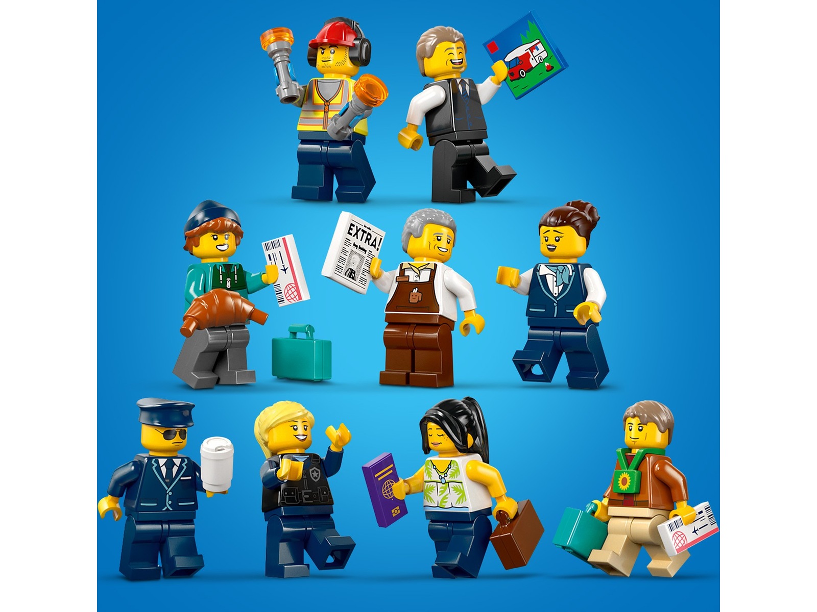 LEGO My City lyplass og fly 60502 LEGO