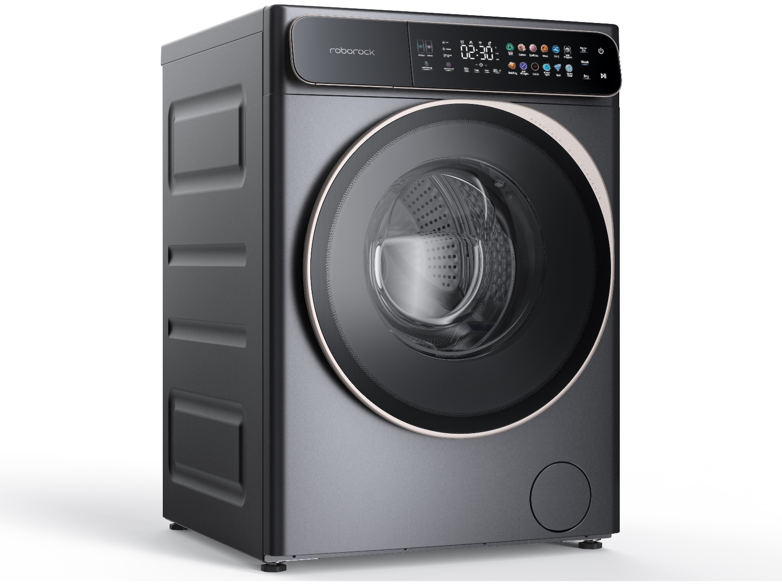Roborock ZEO One vask/tørk (grå) + robotstøvsuger Kombinert vaskemaskin og tørketrommel