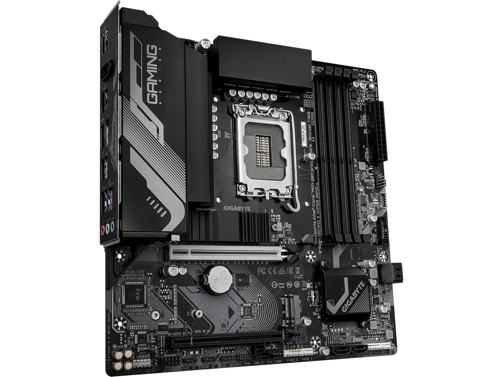 Gigabyte B760M GAMING X WF6E GEN5 hovedkort -B-Grade Demo hovedkort