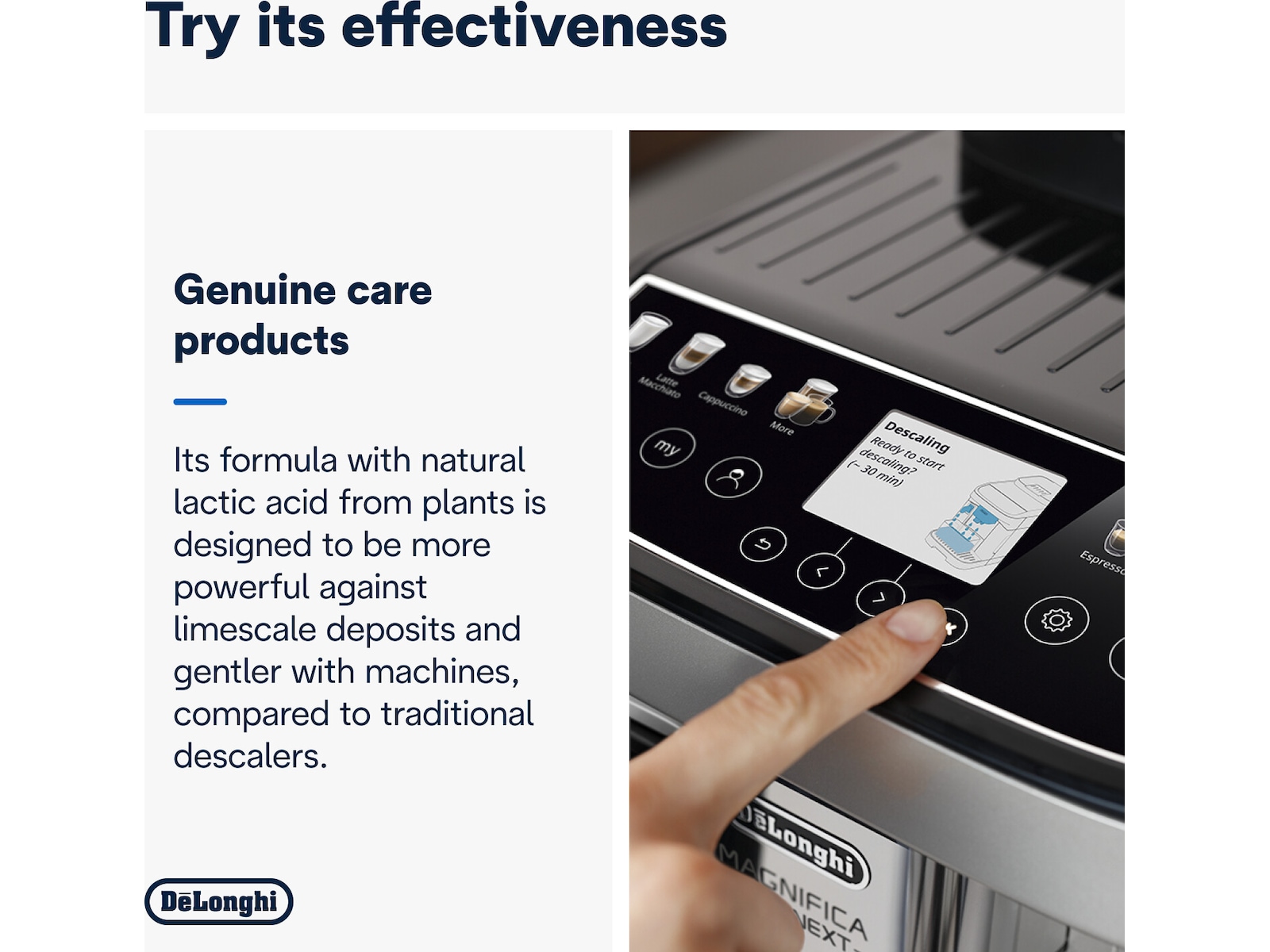 DeLonghi DLSC202 avkalkningsmiddel 200 ml Tilbehør til kaffemaskiner