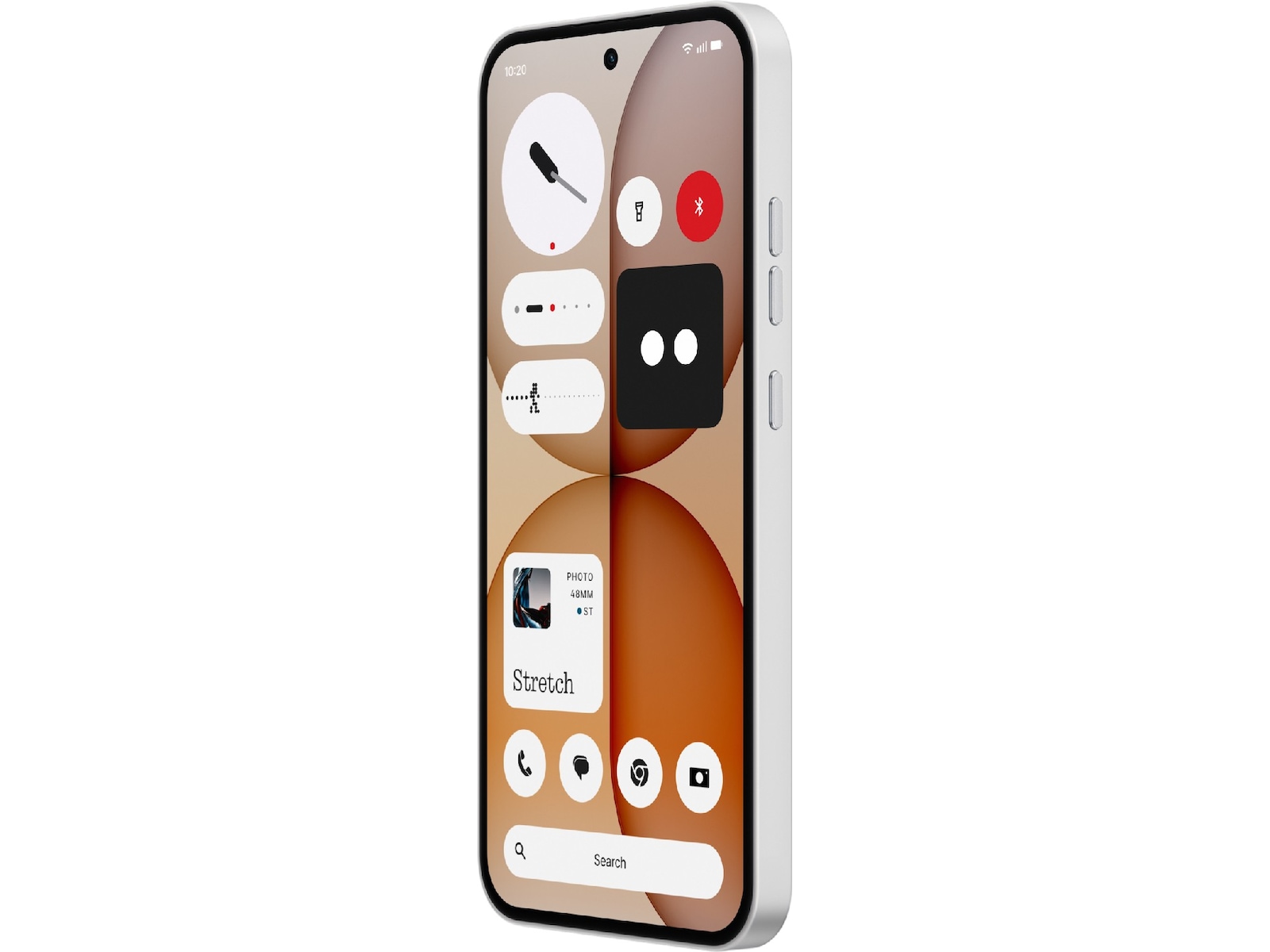 Nothing Phone (4a) 256GB (hvit) Mobiltelefoner