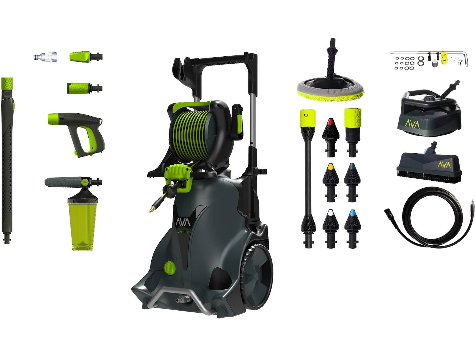 AVA Master 2.0 P70 Large Bundle + tilbehørspakke Høytrykkspylere