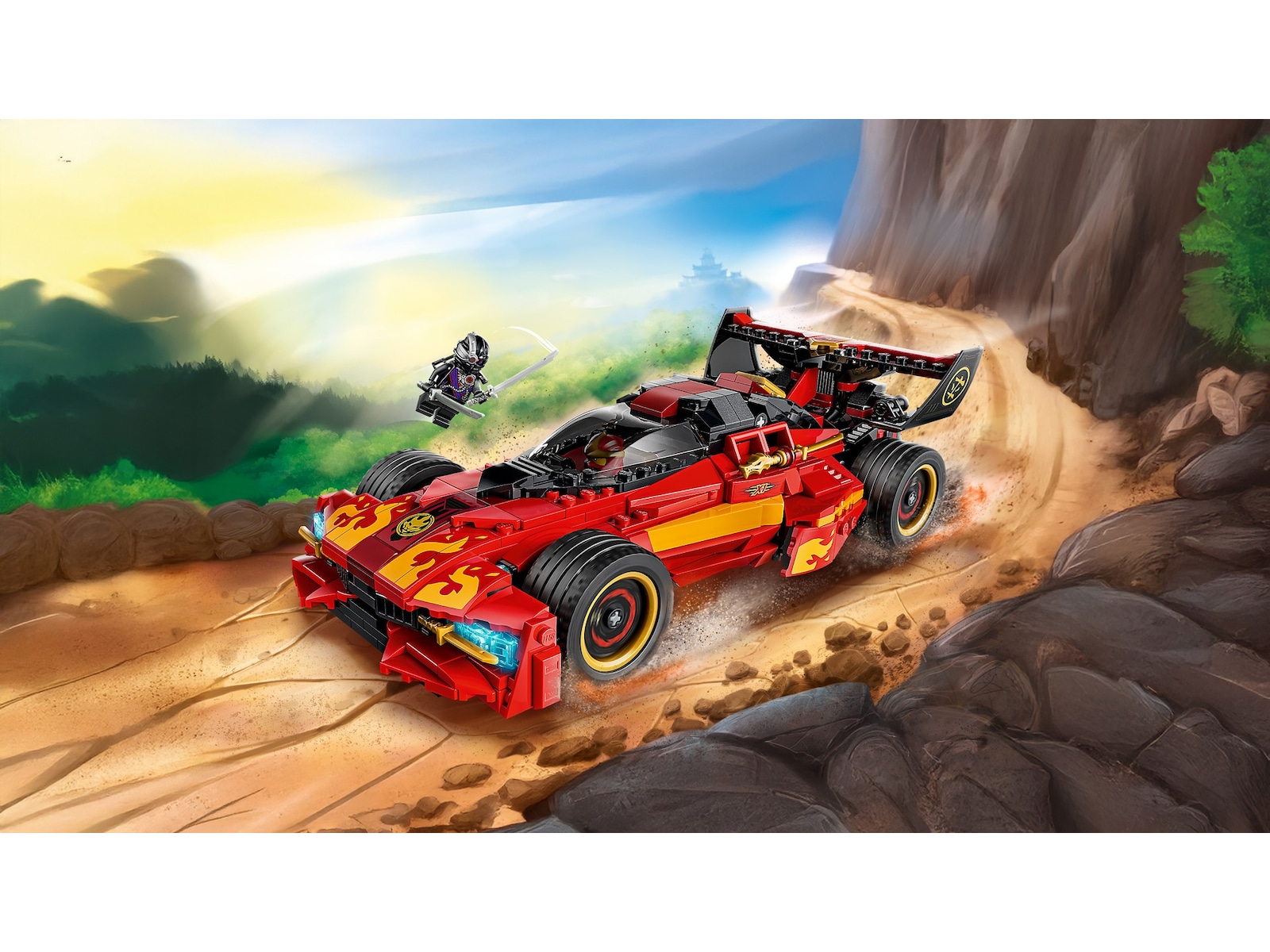 LEGO Ninjago 15-årsjubileumsutgaven av Kais X-1 ninjabil 71867 LEGO