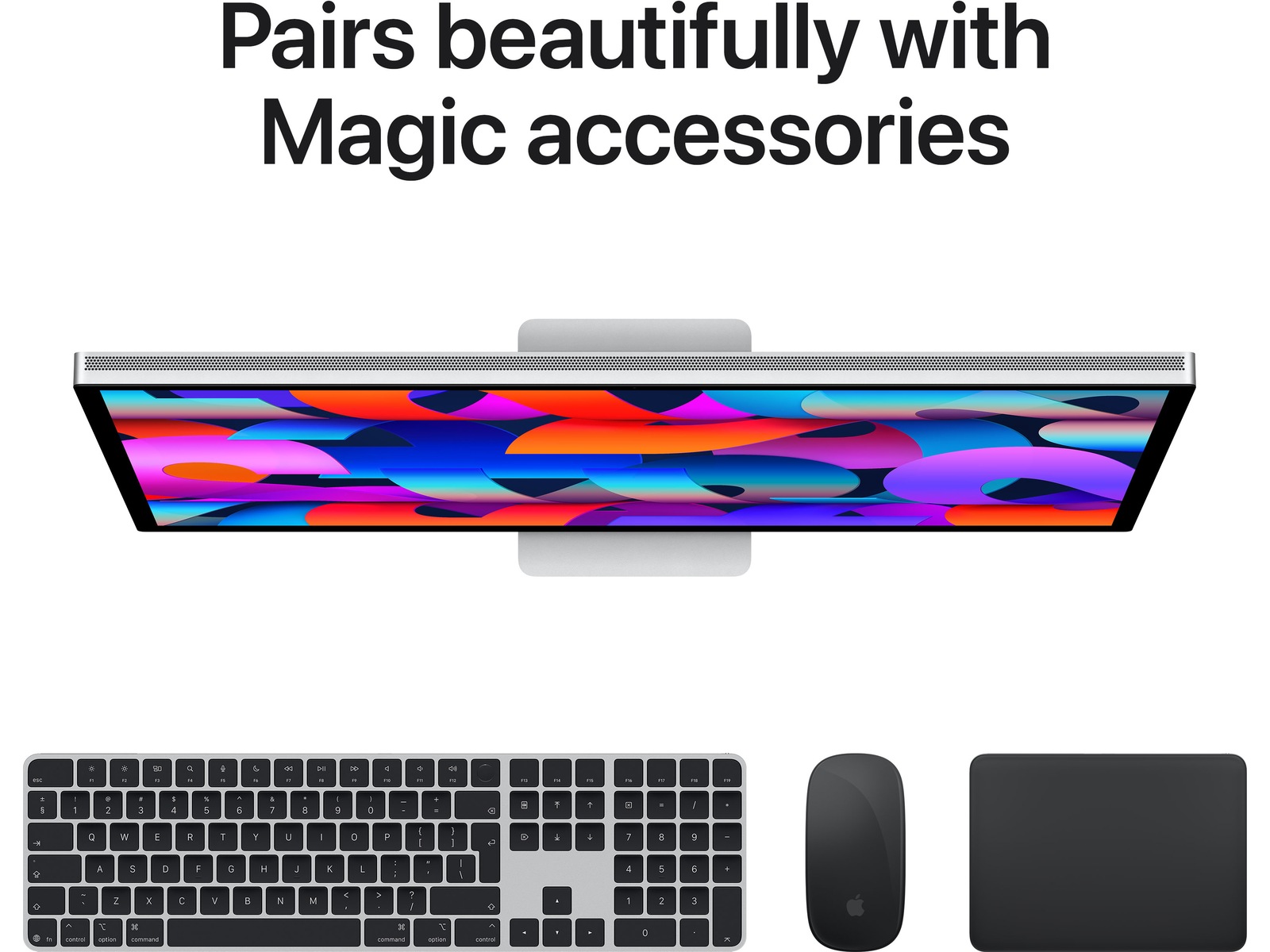 Apple Studio Display (2026) Nano-texture glass - stativ med vinkel- og høydejustering Skjermer