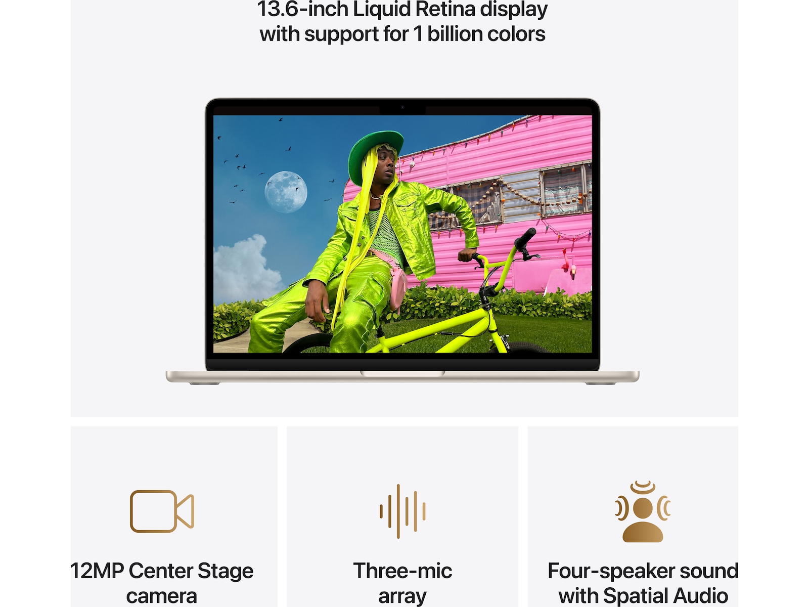 MacBook Air 13" M5 (2026) 512GB (stjerneskinn) PC - Bærbar / laptop