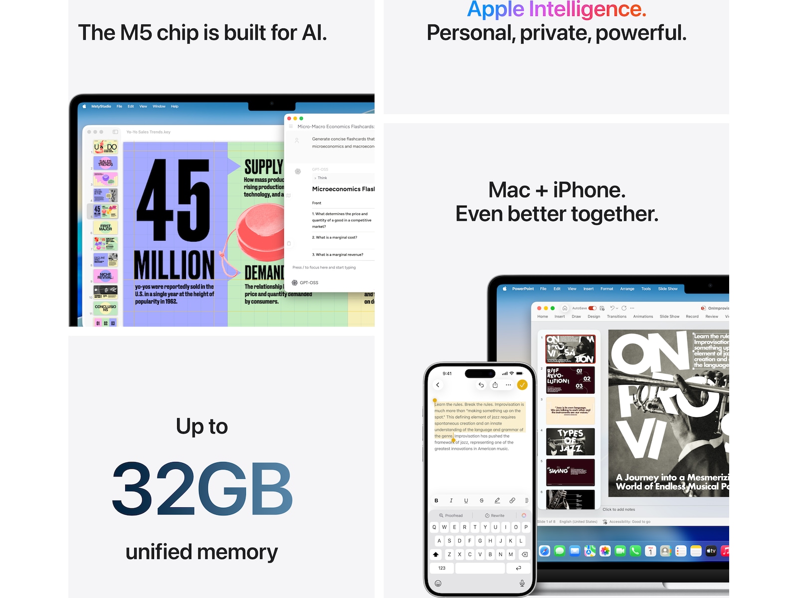 MacBook Air 13" M5 (2026) 1TB (midnatt) PC - Bærbar / laptop