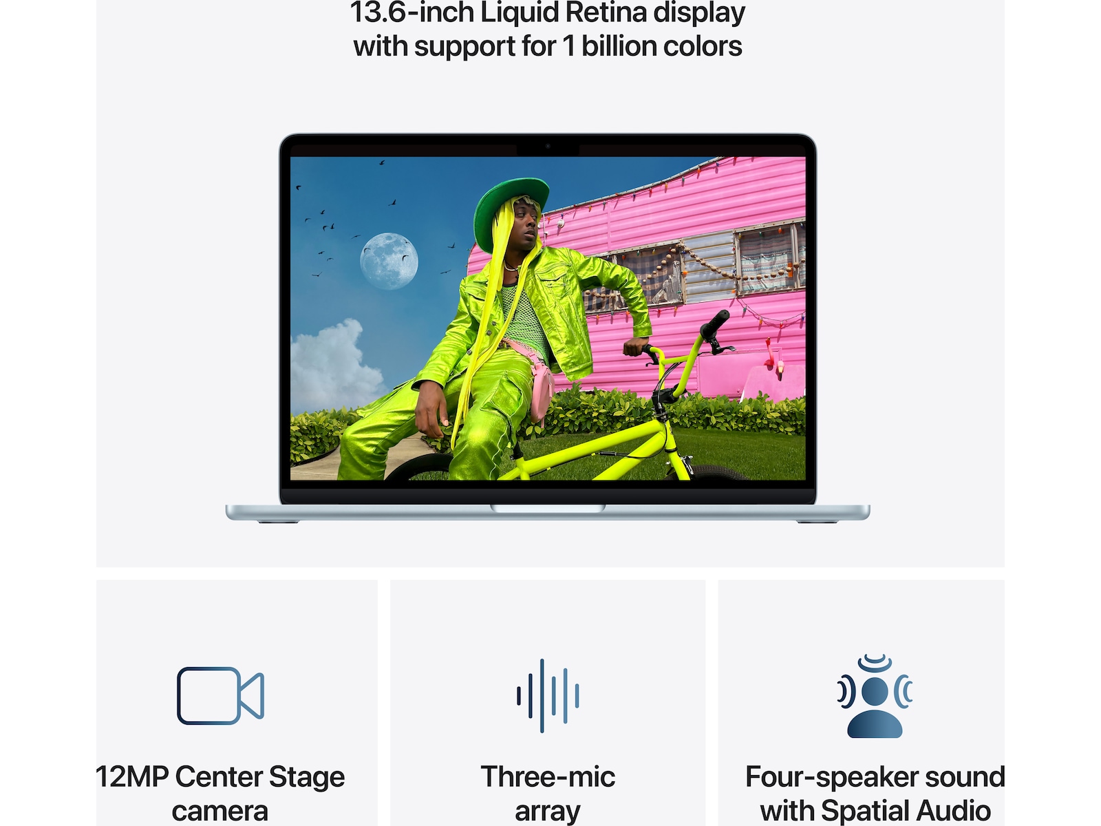 MacBook Air 13" M5 (2026) 1TB (himmelblå) PC - Bærbar / laptop