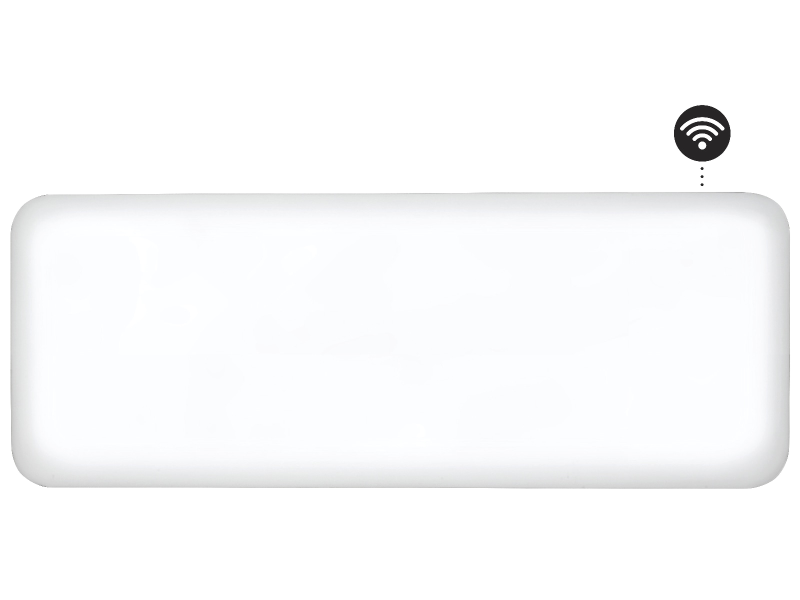 Mill Invisible Smart WiFi Gen 4 panelovn 1300W (hvit) -B-Grade Demo hjem & fritid