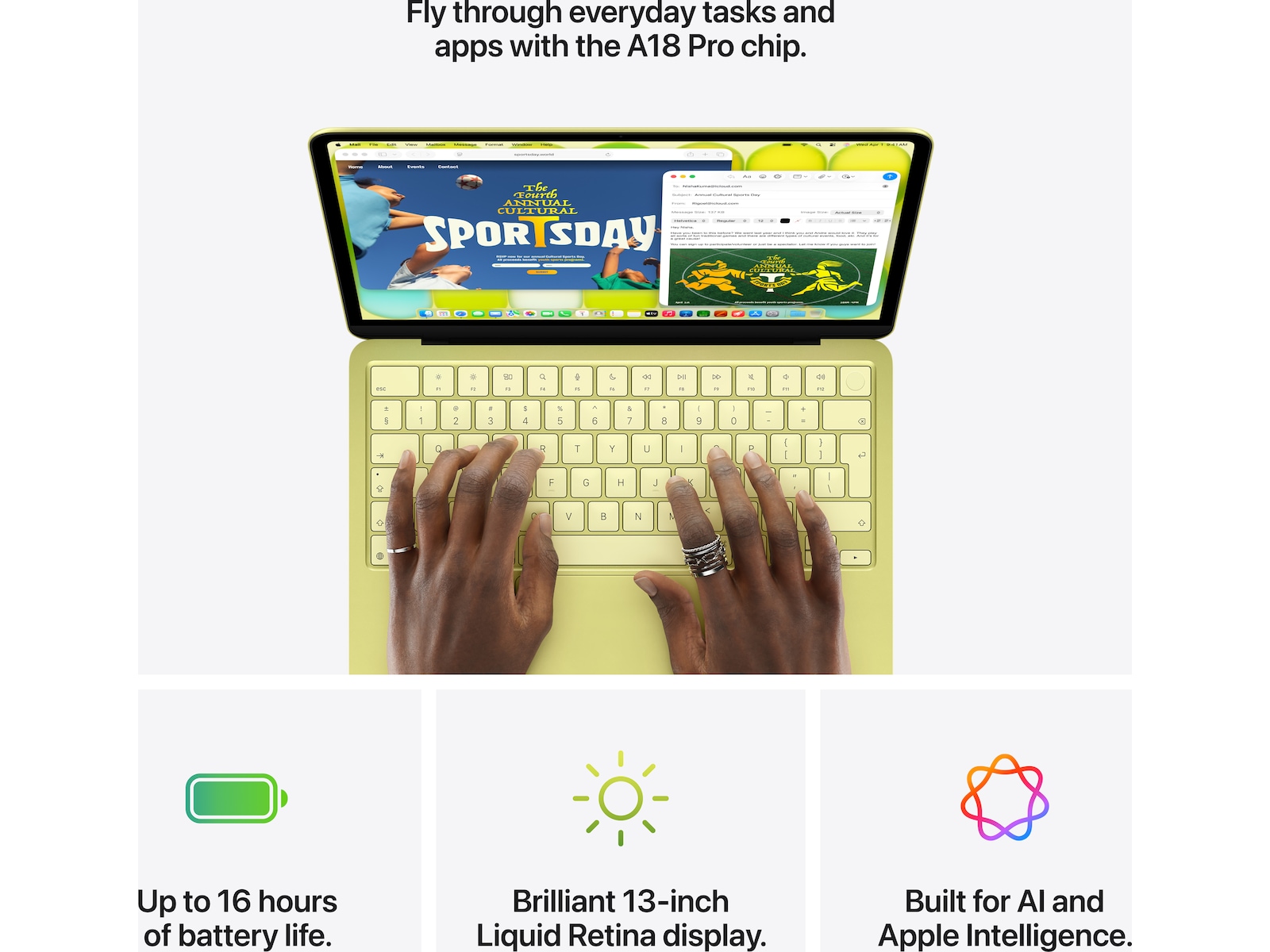 MacBook Neo 13" A18 Pro (2026) 512GB (indigo) PC - Bærbar / laptop