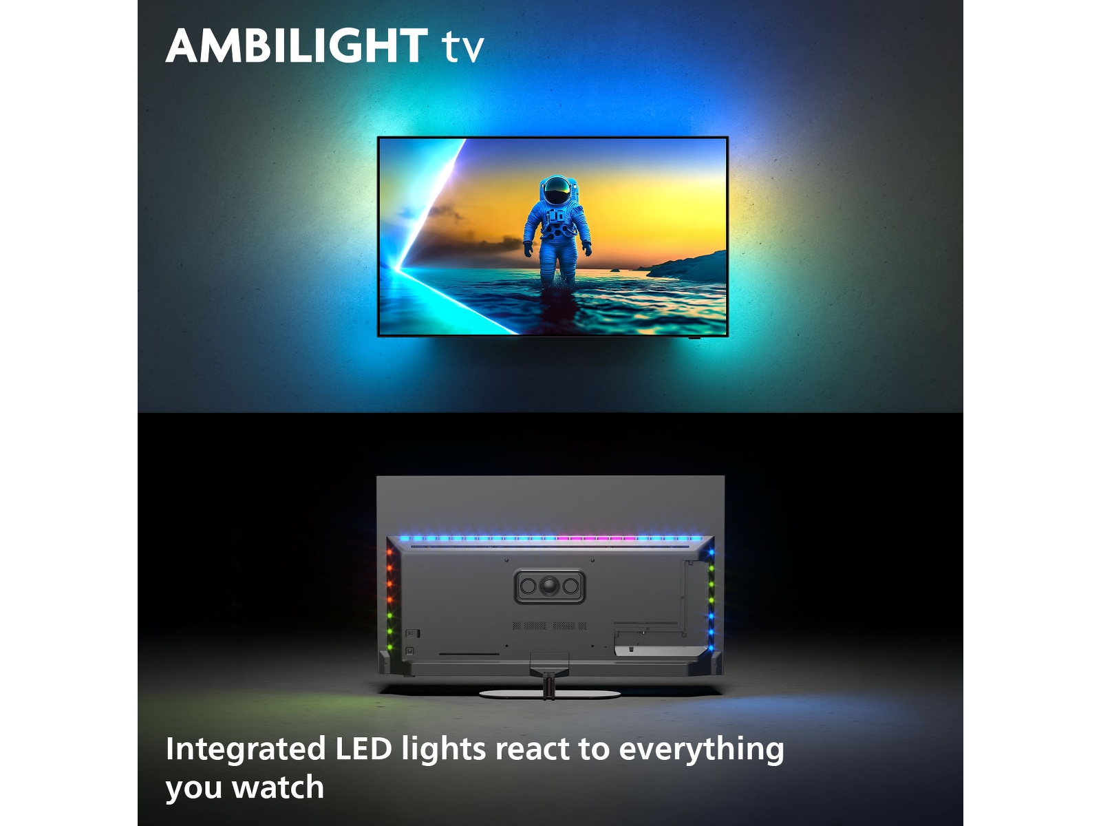 Philips 55" OLED810/12 OLED Smart Ambilight AI TV (2025) -B-Grade Demo TV/projektor