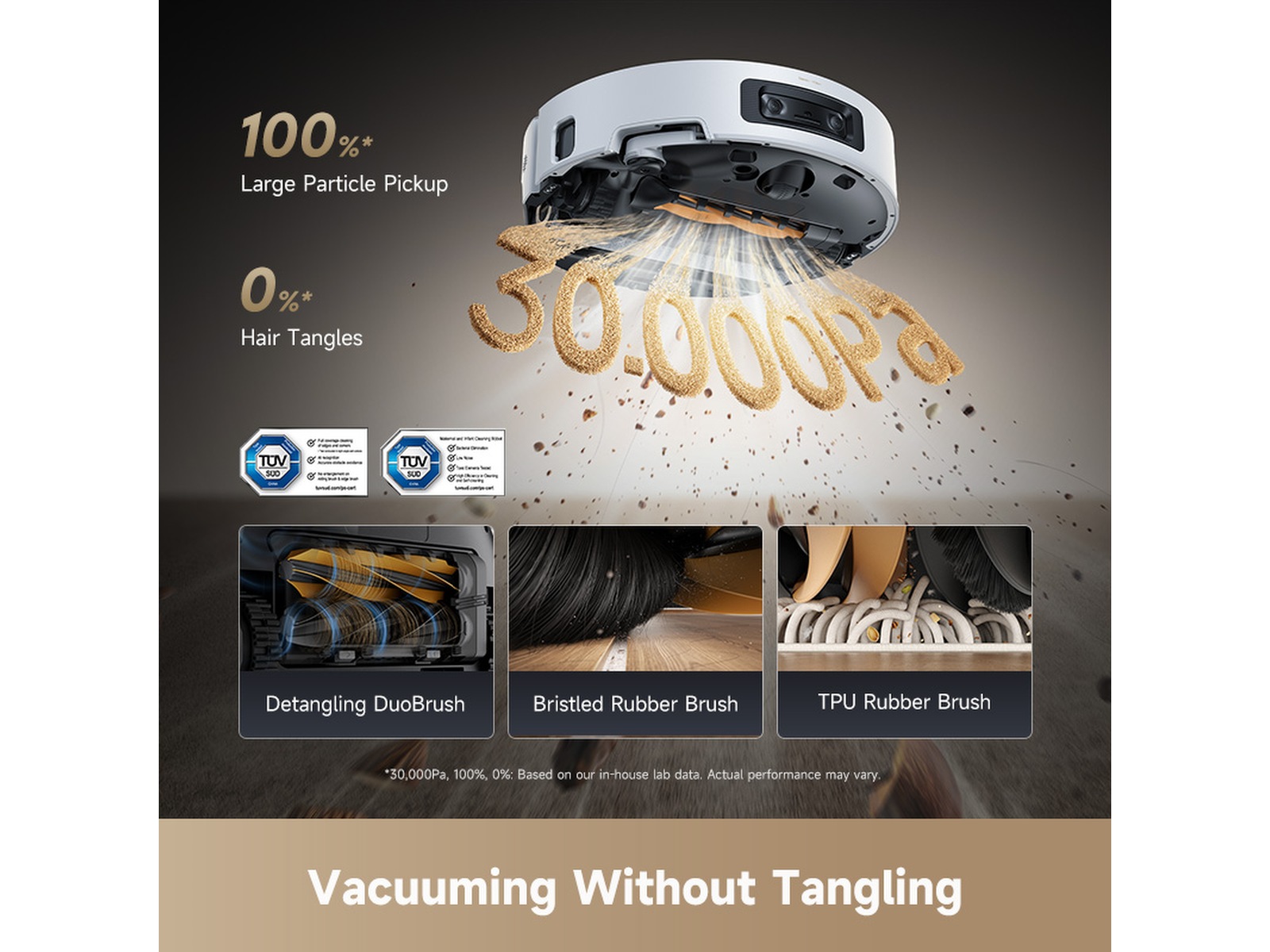 Dreame Aqua10 Ultra Roller Robotstøvsuger (hvit) -B-Grade Demo hjem & fritid