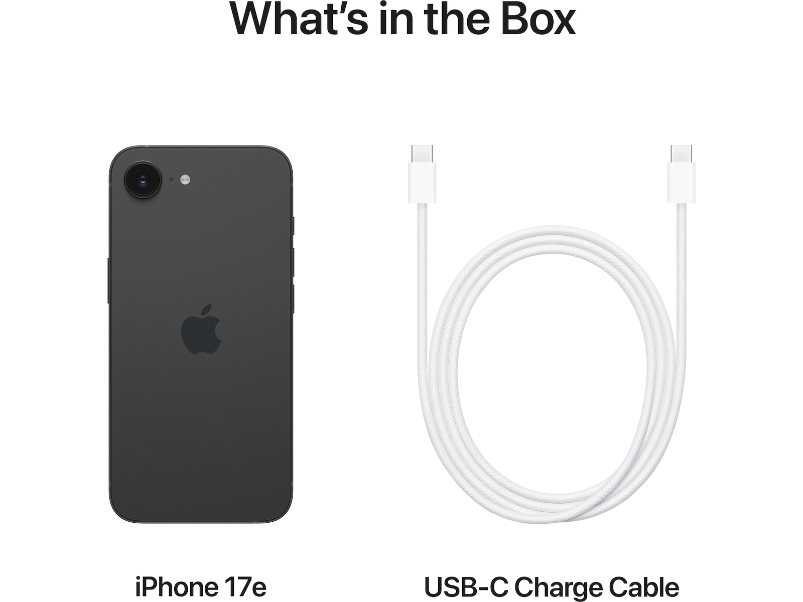 iPhone 17e 512GB (sort) -B-Grade Demo mobiltelefoner