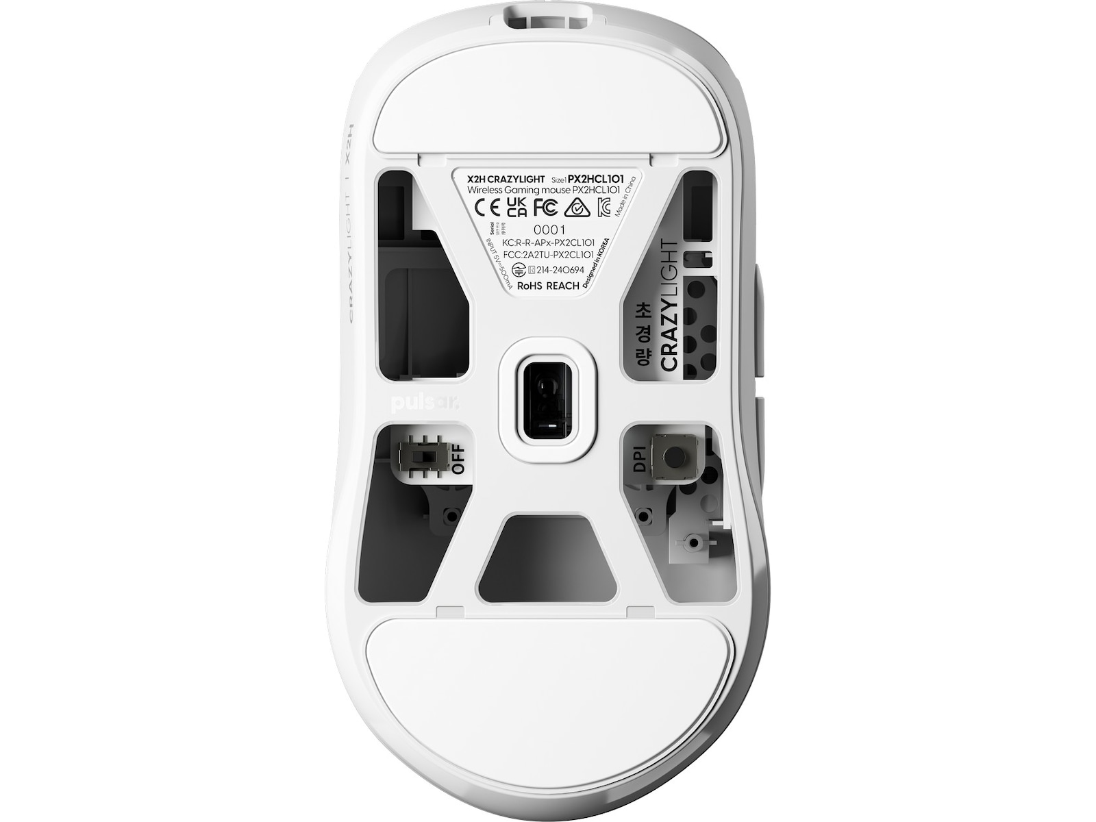 Pulsar X2H CRAZYLIGHT Mini (uyuni white) -B-Grade Demo mus