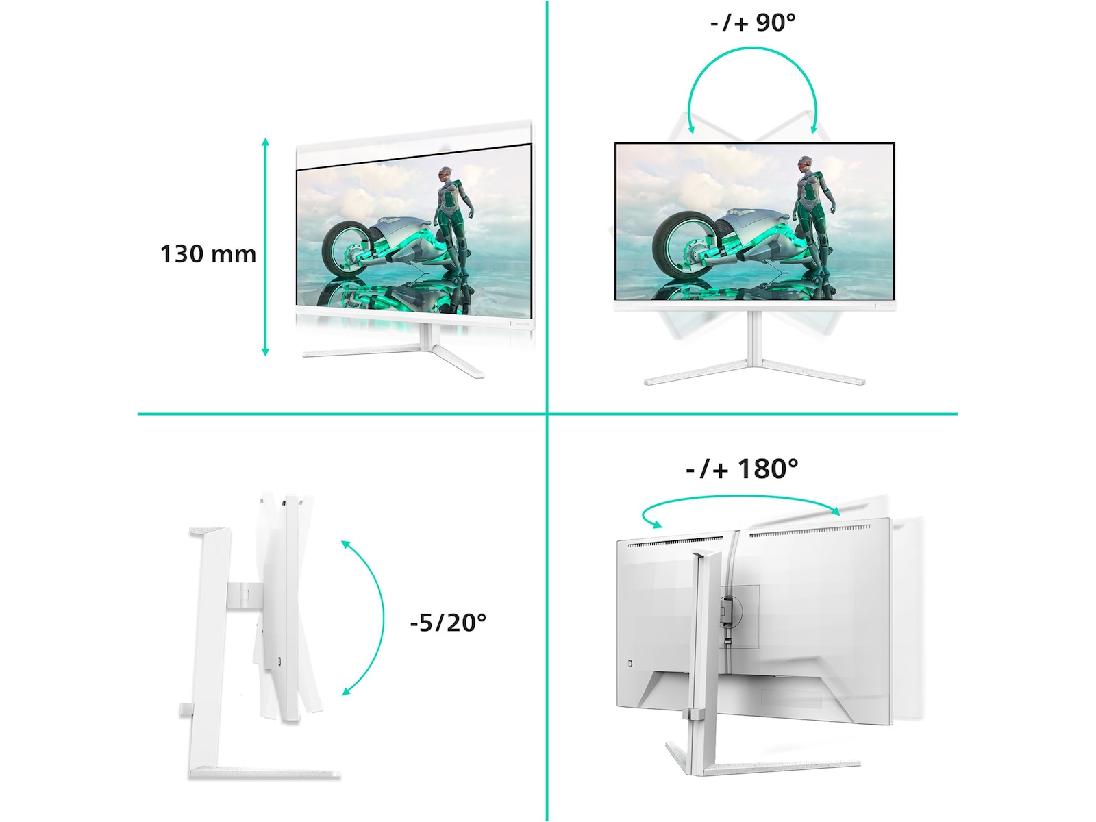 Philips 27" gamingskjerm 27M2N3501PA/00 -B-Grade Demo skjermer