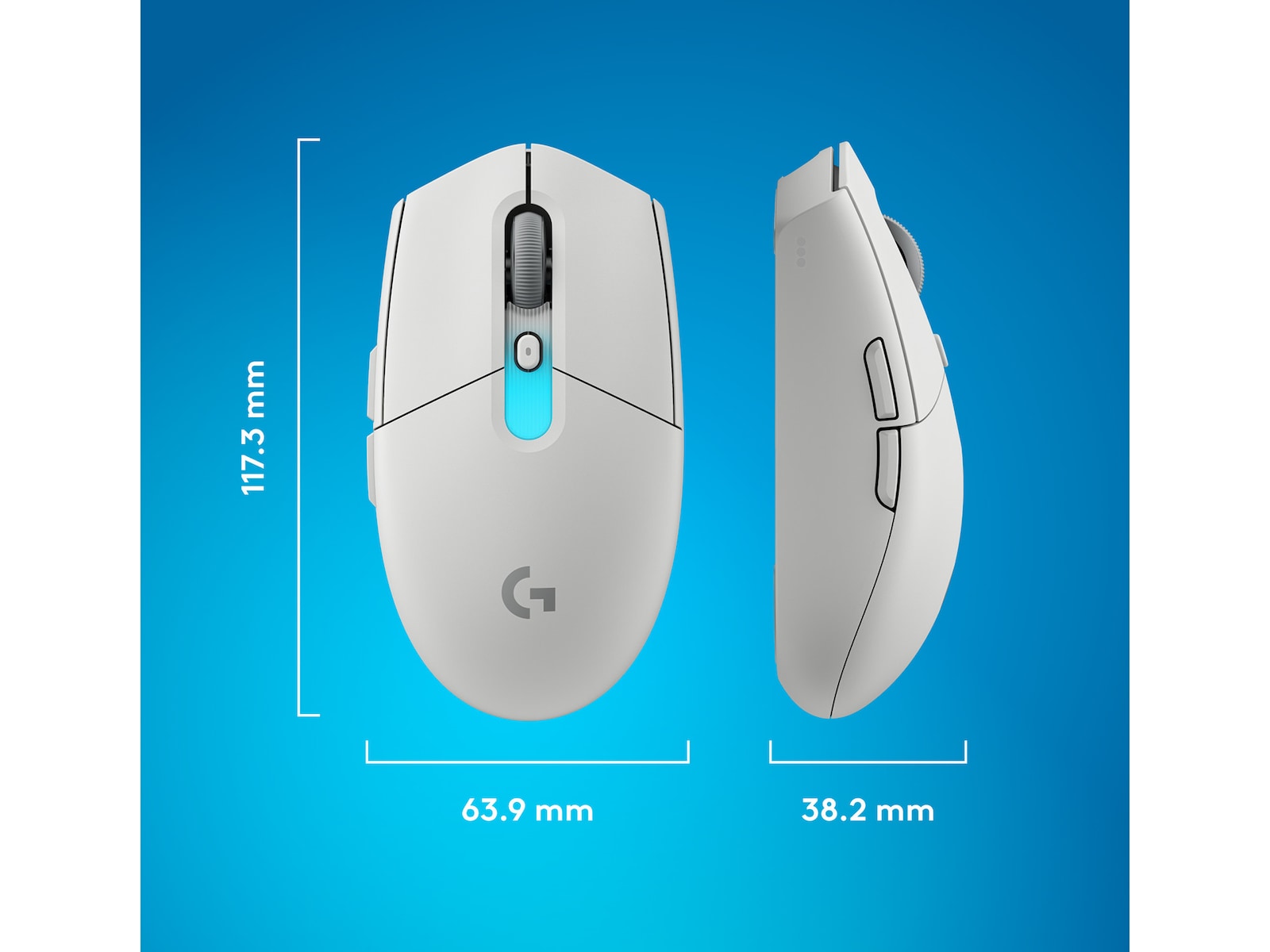 Logitech G305 X SUPERLIGHT Trådløs Gamingmus (hvit) Gamingmus