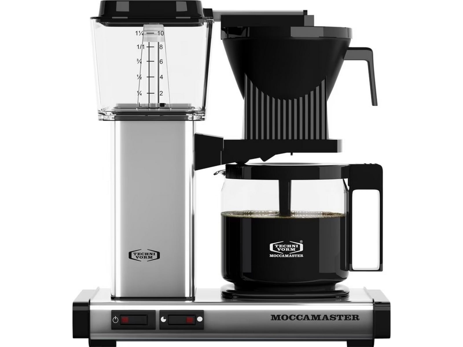 Moccamaster Automatic 53745 kaffetrakter (polert sølv) -B-Grade Demo hjem & fritid