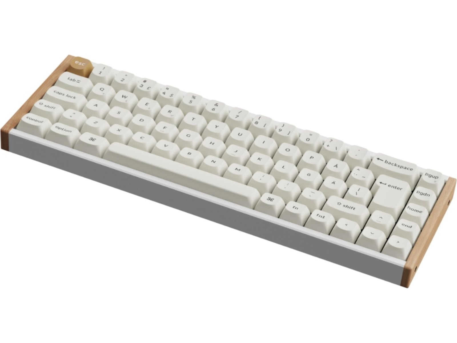 Keychron K6 HE SE trådløst gamingtastatur (tre/hvit) -B-Grade Demo tastatur