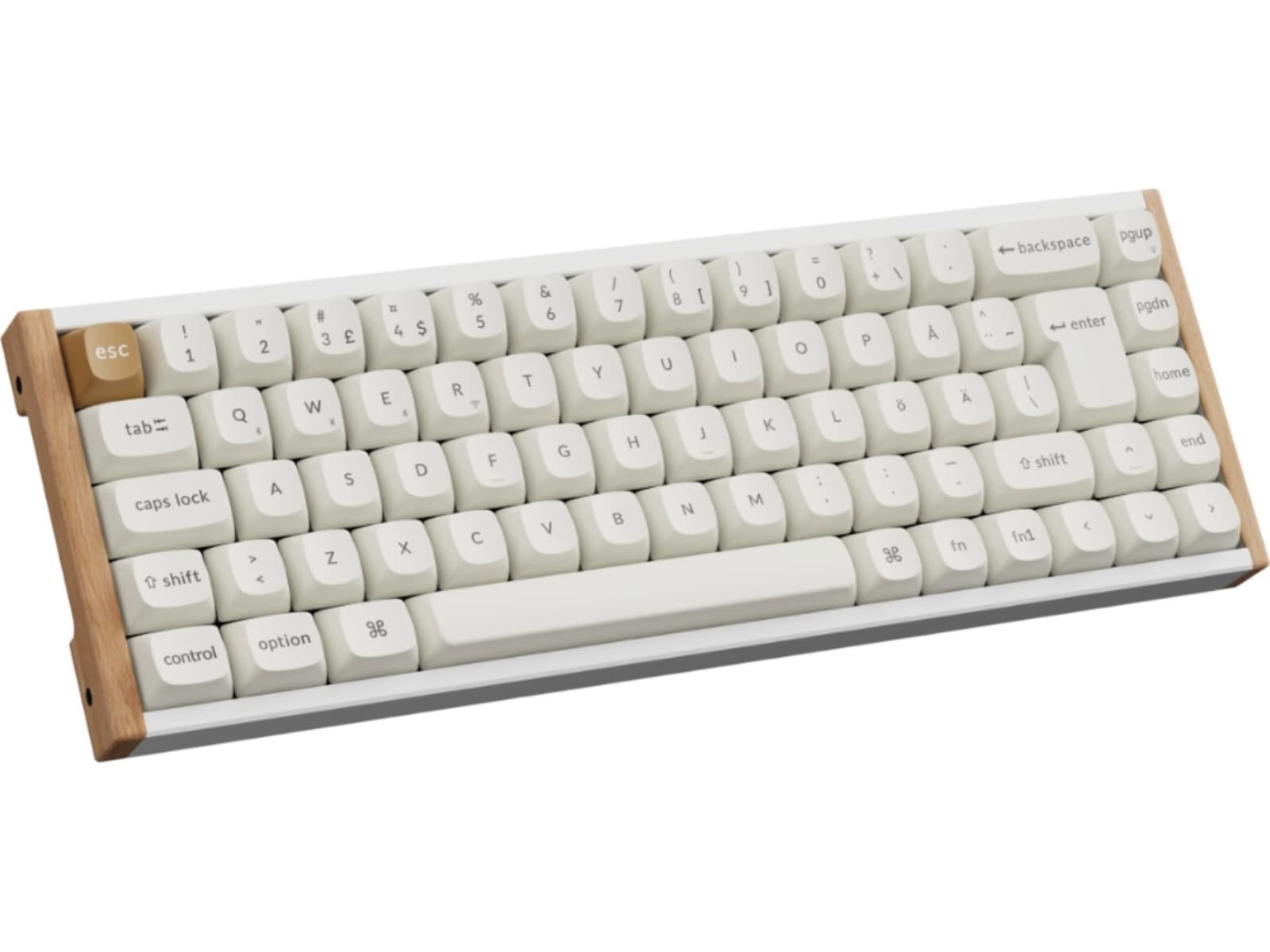 Keychron K6 HE SE trådløst gamingtastatur (tre/hvit) -B-Grade Demo tastatur