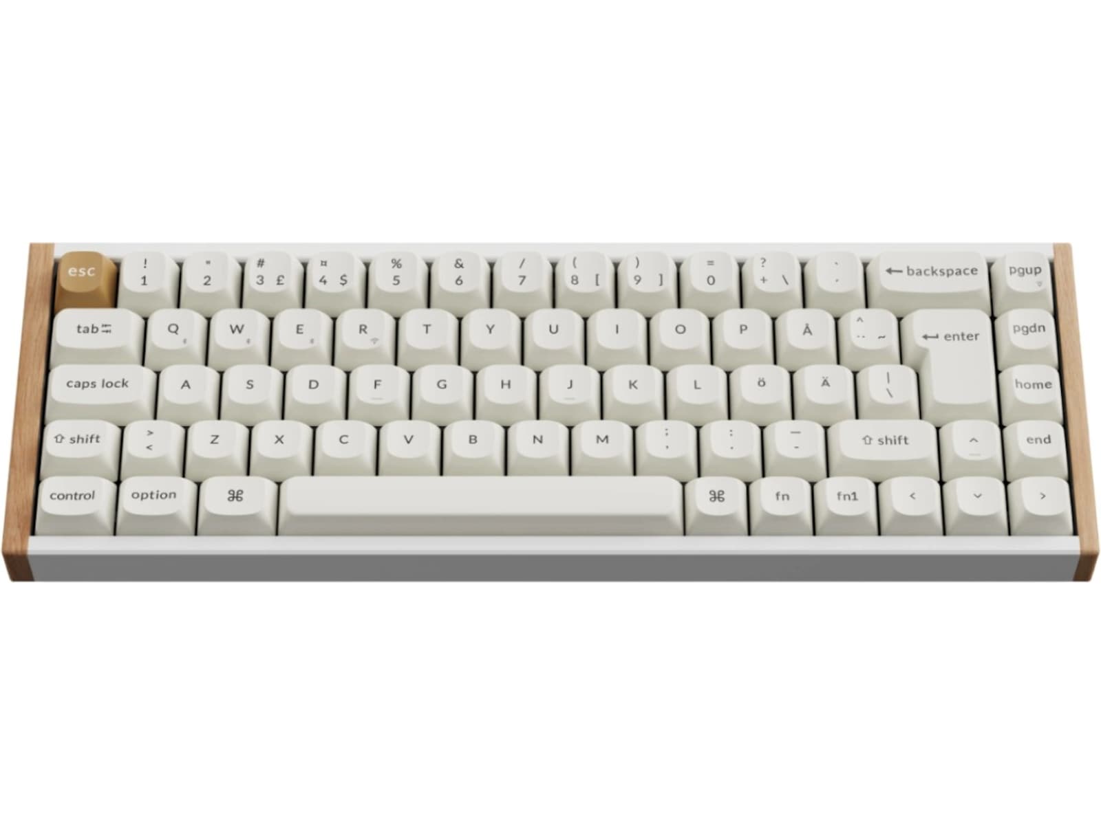 Keychron K6 HE SE trådløst gamingtastatur (tre/hvit) -B-Grade Demo tastatur