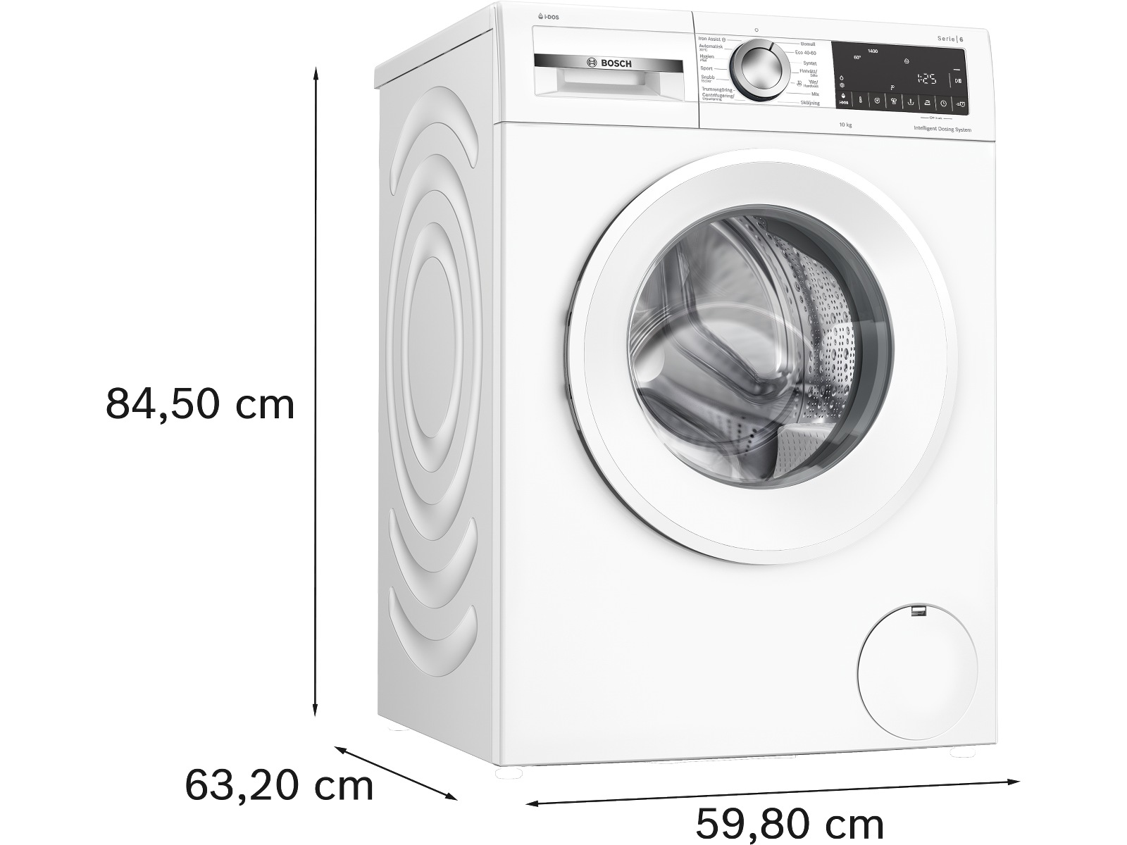Bosch Serie 6 WGG254FLSN vaskemaskin -B-Grade Demo vask & tørk