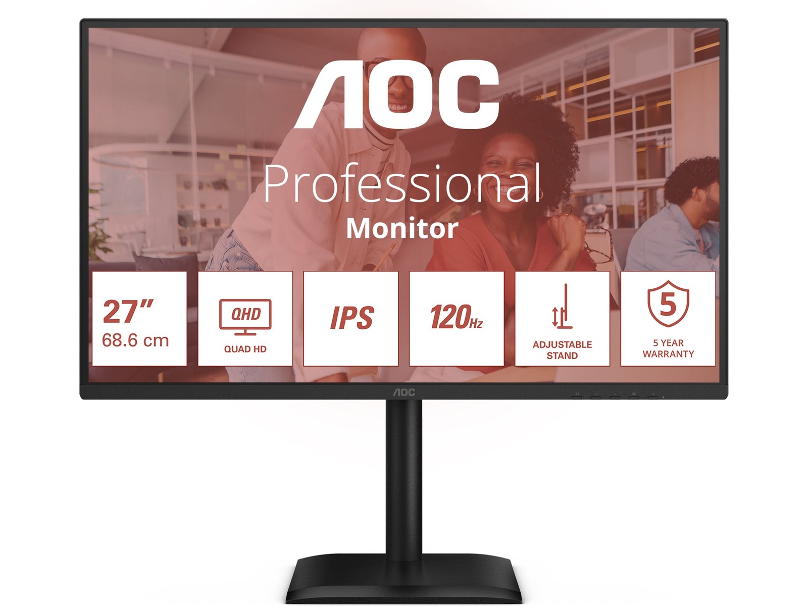 AOC 27" skjerm Q27E4U -B-Grade Demo skjermer