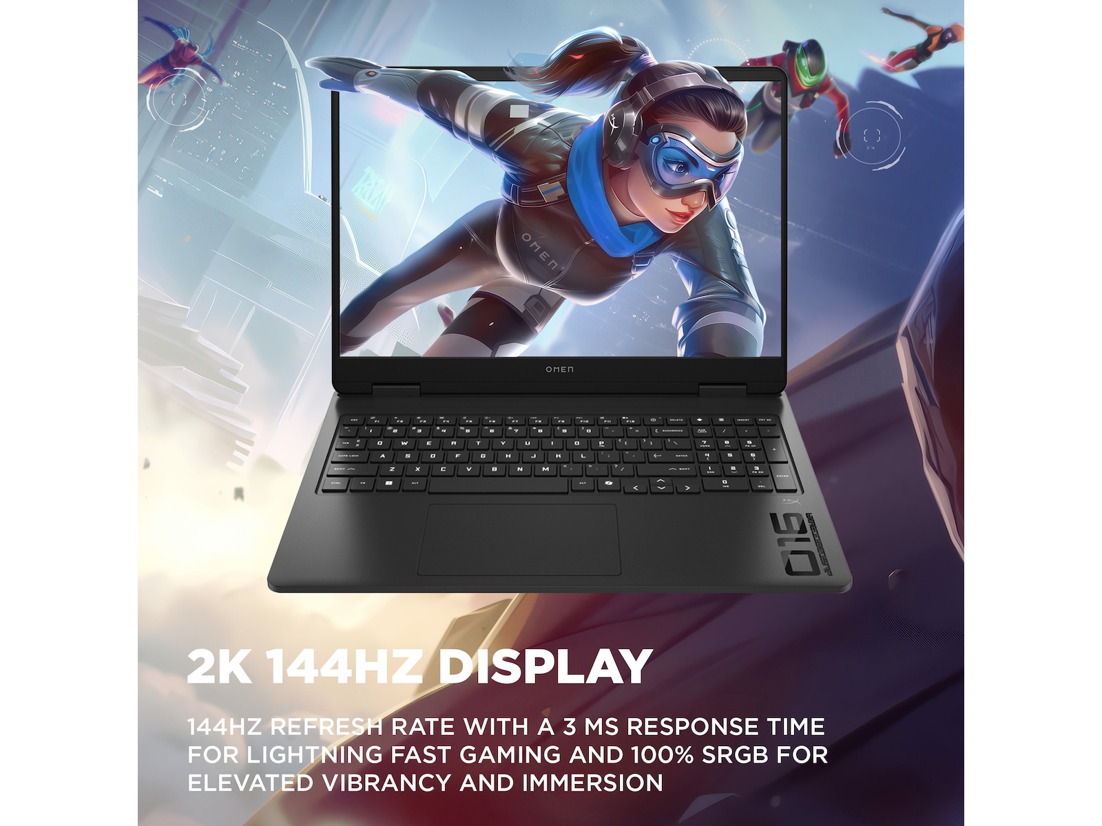 HP OMEN Gaming Laptop 16-ap0024no 16" 2K -B-Grade Demo bærbar PC