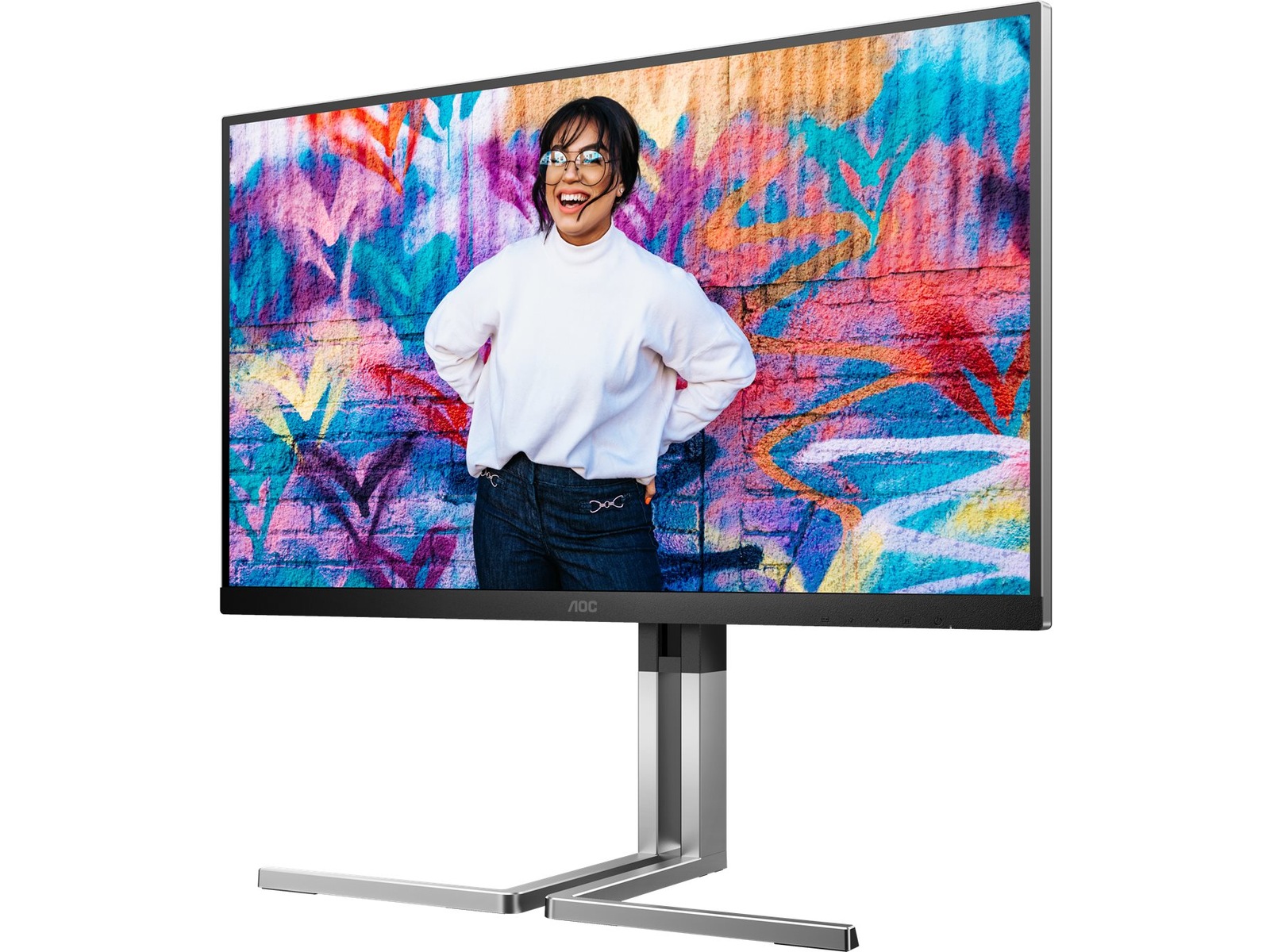 AOC 27" skjerm Graphic Pro Series Q27U3CV -B-Grade Demo skjermer