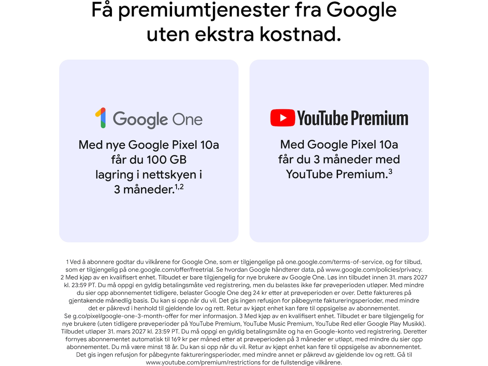 Google Pixel 10a 128GB (lavendel) Mobiltelefoner