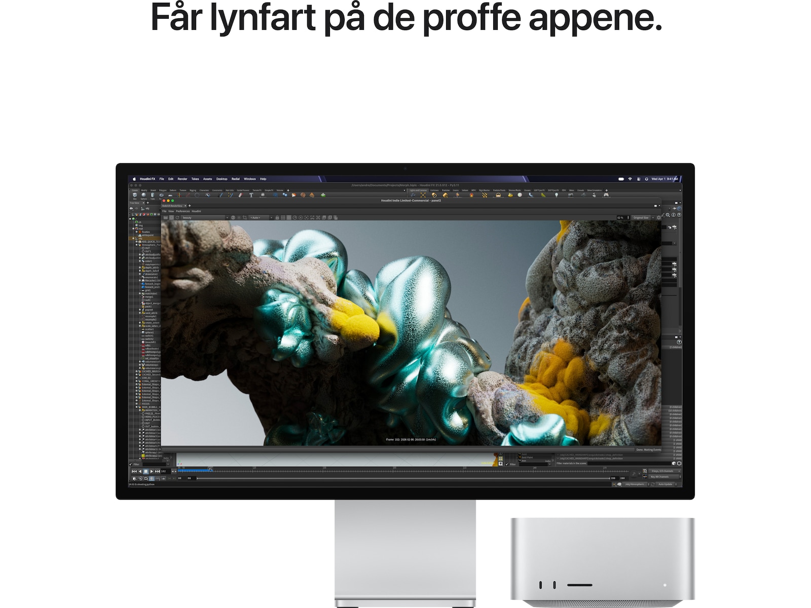 Mac Studio M5 Ultra (2026) 1TB Stasjonær PC