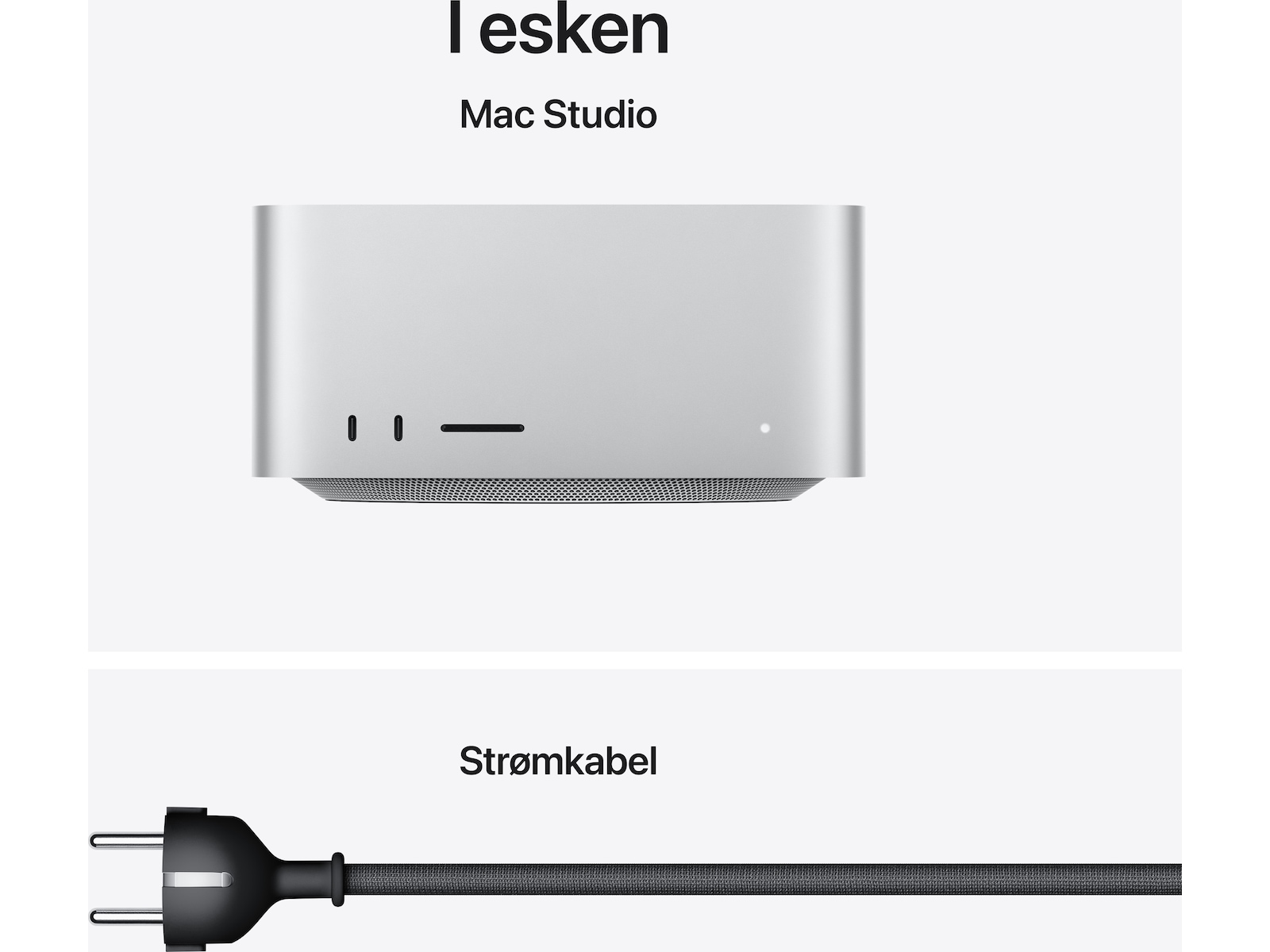 Mac Studio M5 Ultra (2026) 1TB Stasjonær PC