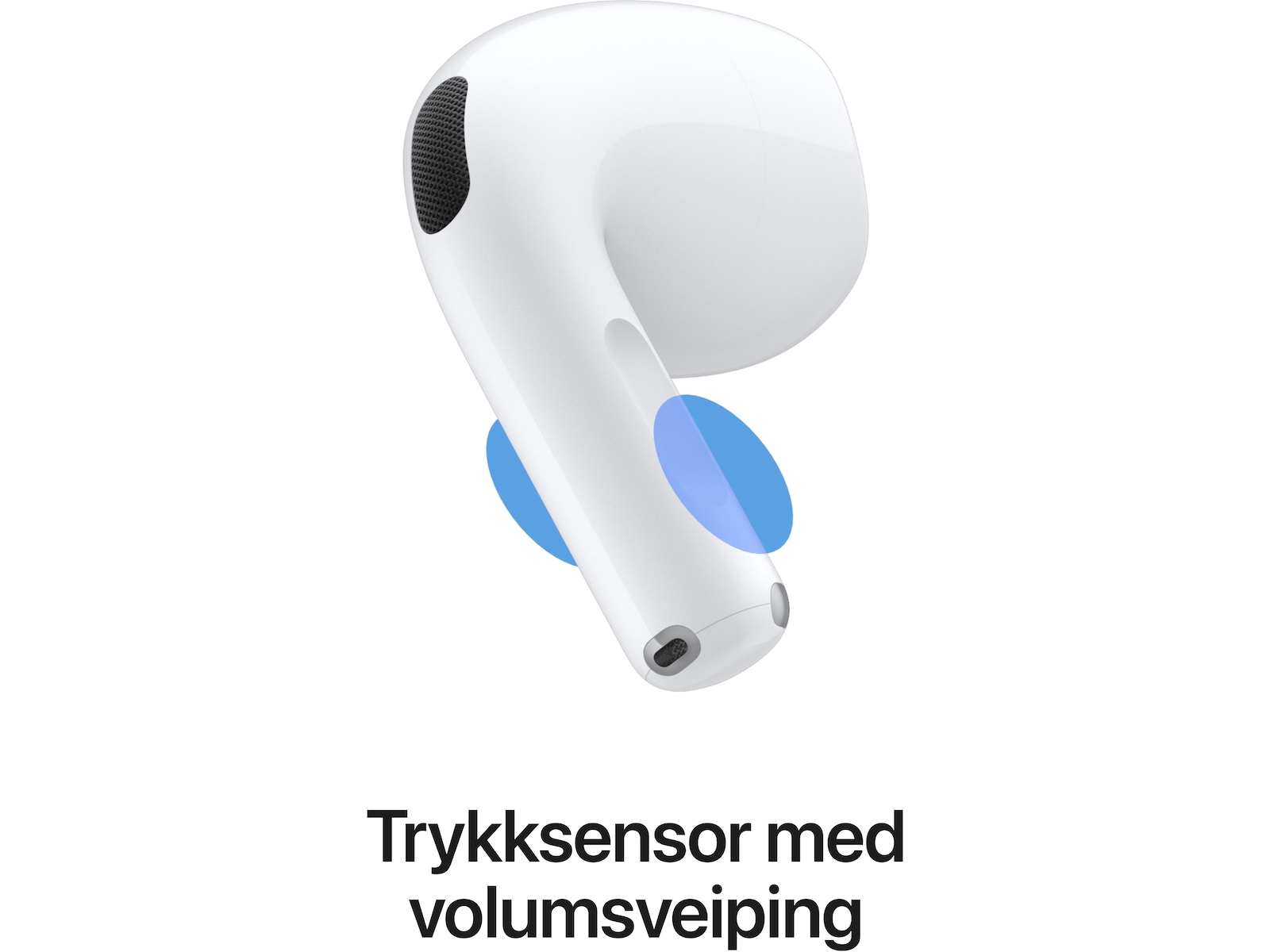 Apple AirPods 5 med trådløst ladeetui (hvit) Ørepropper
