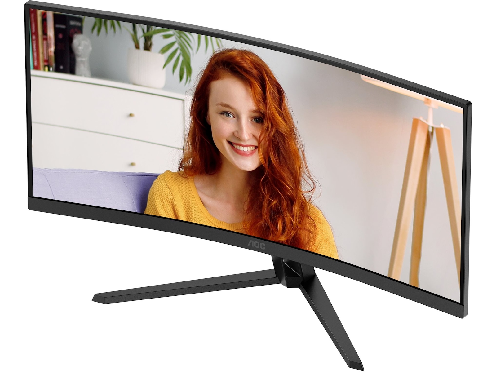 AOC 34" curved skjerm CU34B3E -B-Grade Demo skjermer
